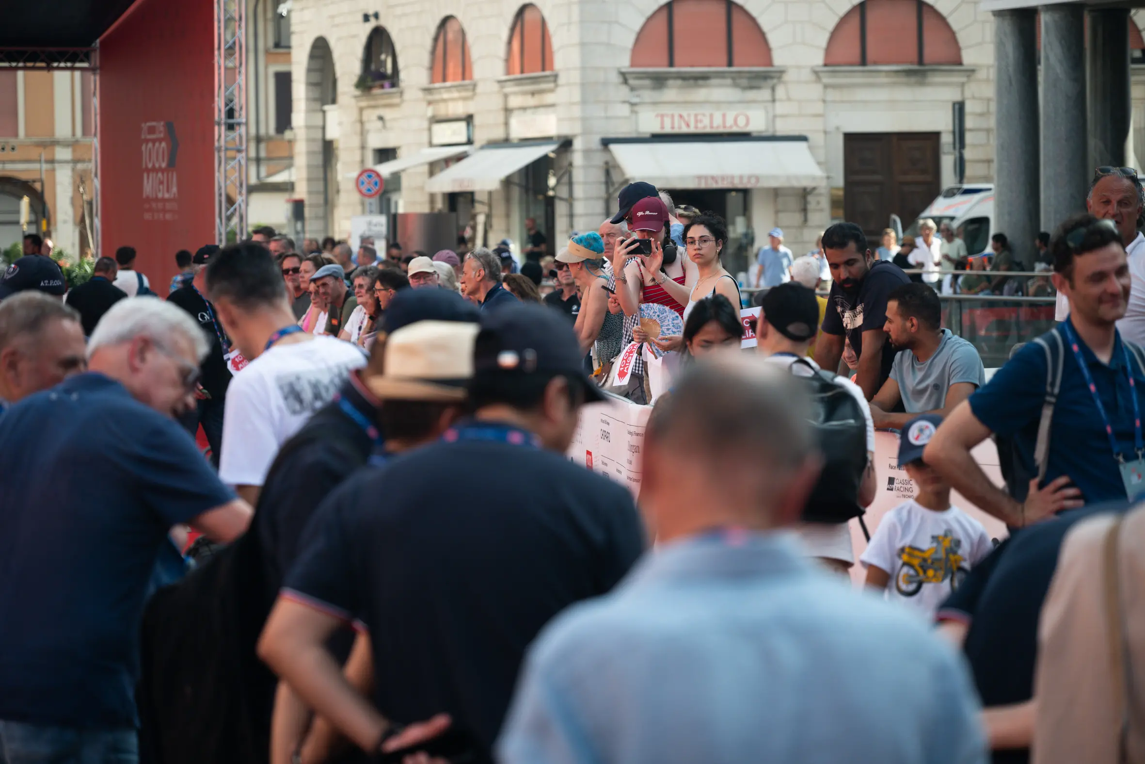 CRONACA BRESCIA MILLE MIGLIA 2025 INAUGURAZIONE VILLAGGIO NELLA FOTO UN MOMENTO   15-06-2025 Newreporter@Checchi-Favretto