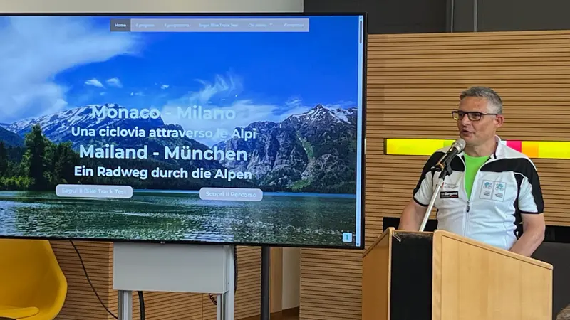 Guido Calvi, responsabile del servizio Parco Adamello, in rappresentanza della Comunità montana Valle Camonica - © www.giornaledibrescia.it