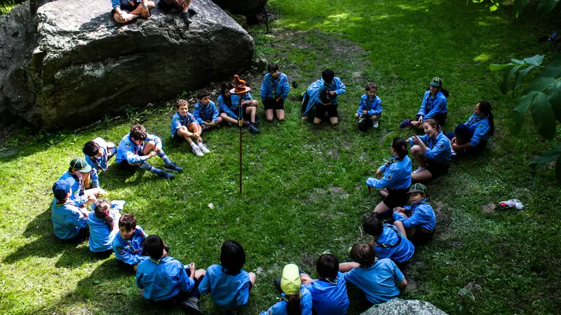 Un gruppo scout