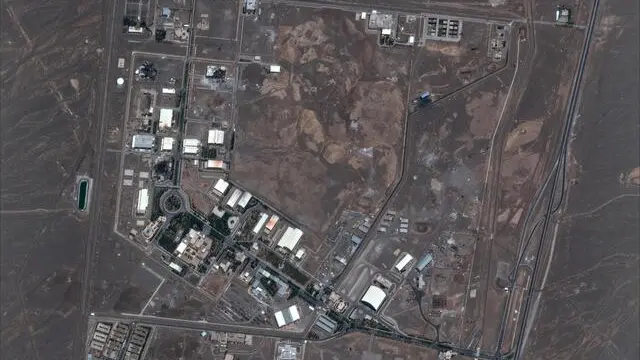 epa12175323 A handout satellite image made available by Maxar Technologies shows the damaged Natanz enrichment facility after Israeil aistrikes, in Natanz, Iran, 14 June 2025. Israel launched strikes on Iranian nuclear and military facilities on 13 June, targeting top generals and scientists. In retaliation, Iran launched waves of missiles and drones towards Israel. EPA/MAXAR TECHNOLOGIES / HANDOUT -- MANDATORY CREDIT: SATELLITE IMAGE 2024 MAXAR TECHNOLOGIES -- THE WATERMARK MAY NOT BE REMOVED/CROPPED --HANDOUT EDITORIAL USE ONLY/NO SALES