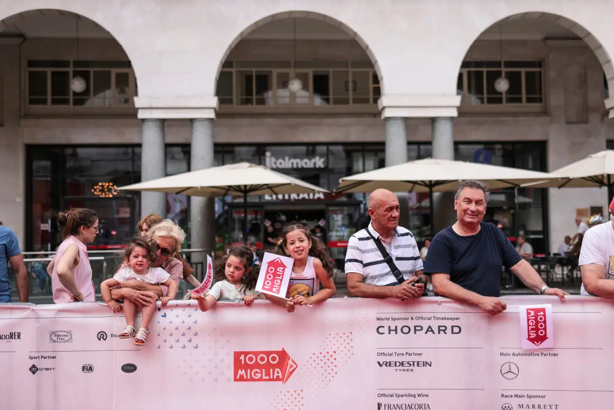 Mille Miglia 2025, la prima giornata di punzonature