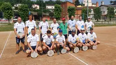 La formazione del Capriano A maschile, sconfitta nell'ultima partita