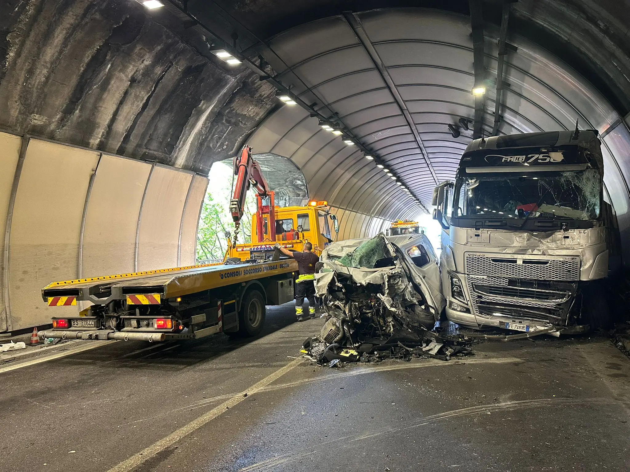 L'incidente mortale a Marone