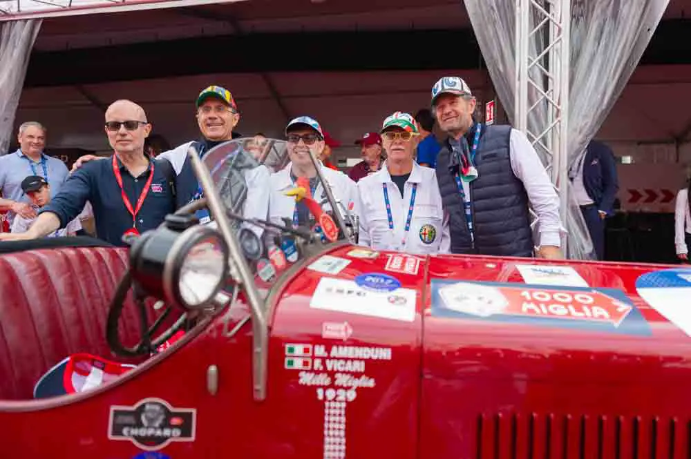 Mille Miglia 2025, la seconda giornata di punzonature/1