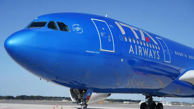 Aerei: dal 3 dicembre Ita Airways vola da Roma verso l'India. Fiumcino, 06 settembre 2022. ANSa/Telenews