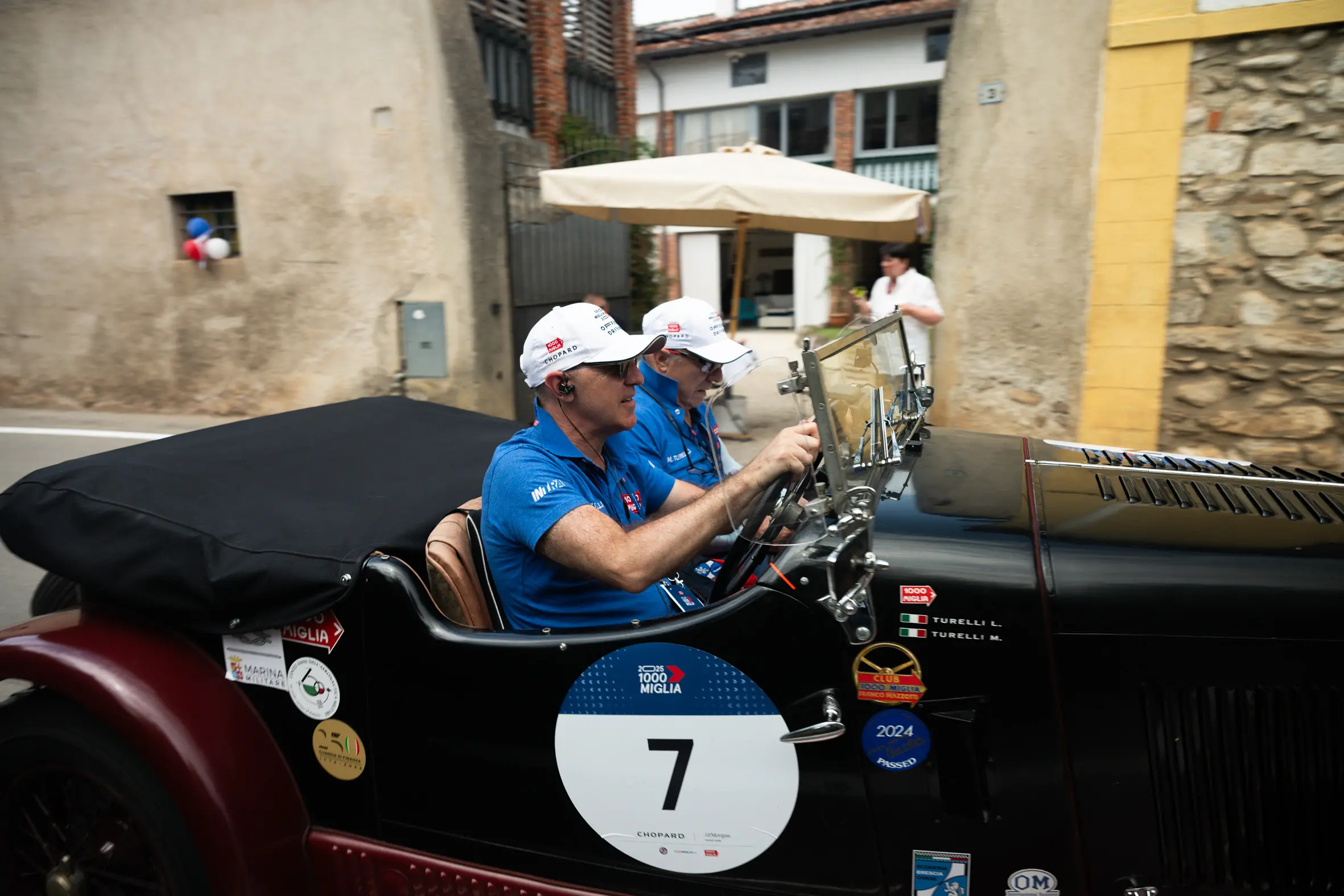 Mille Miglia 2025, il passaggio da Prevalle