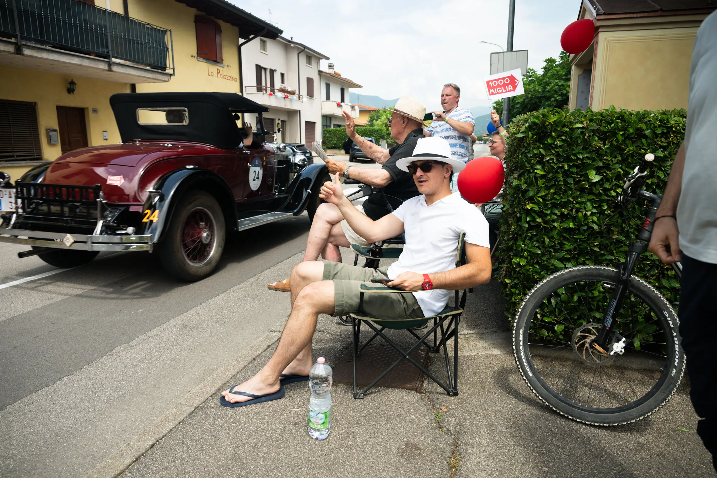 Mille Miglia 2025, il passaggio da Prevalle