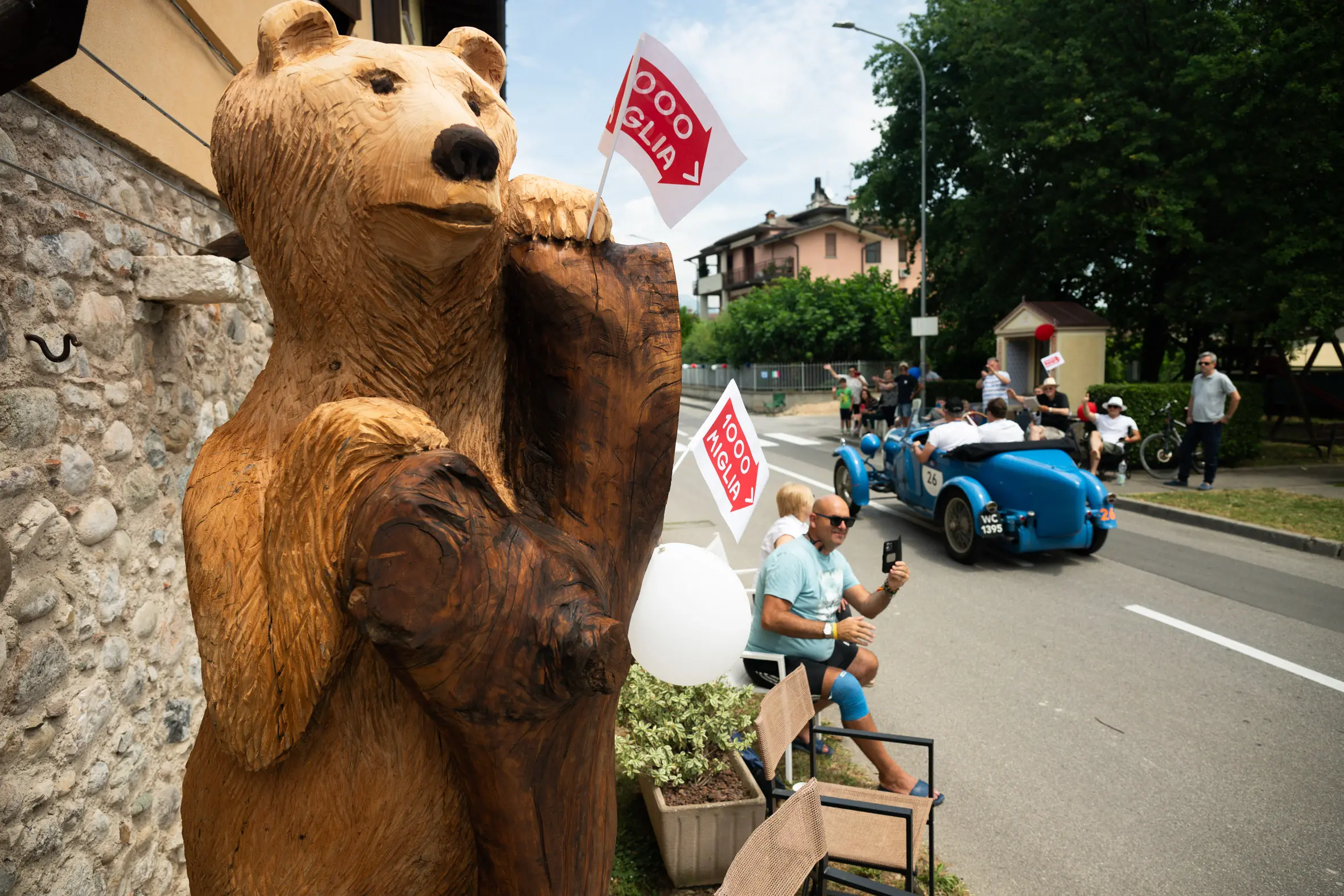 Mille Miglia 2025, il passaggio da Prevalle