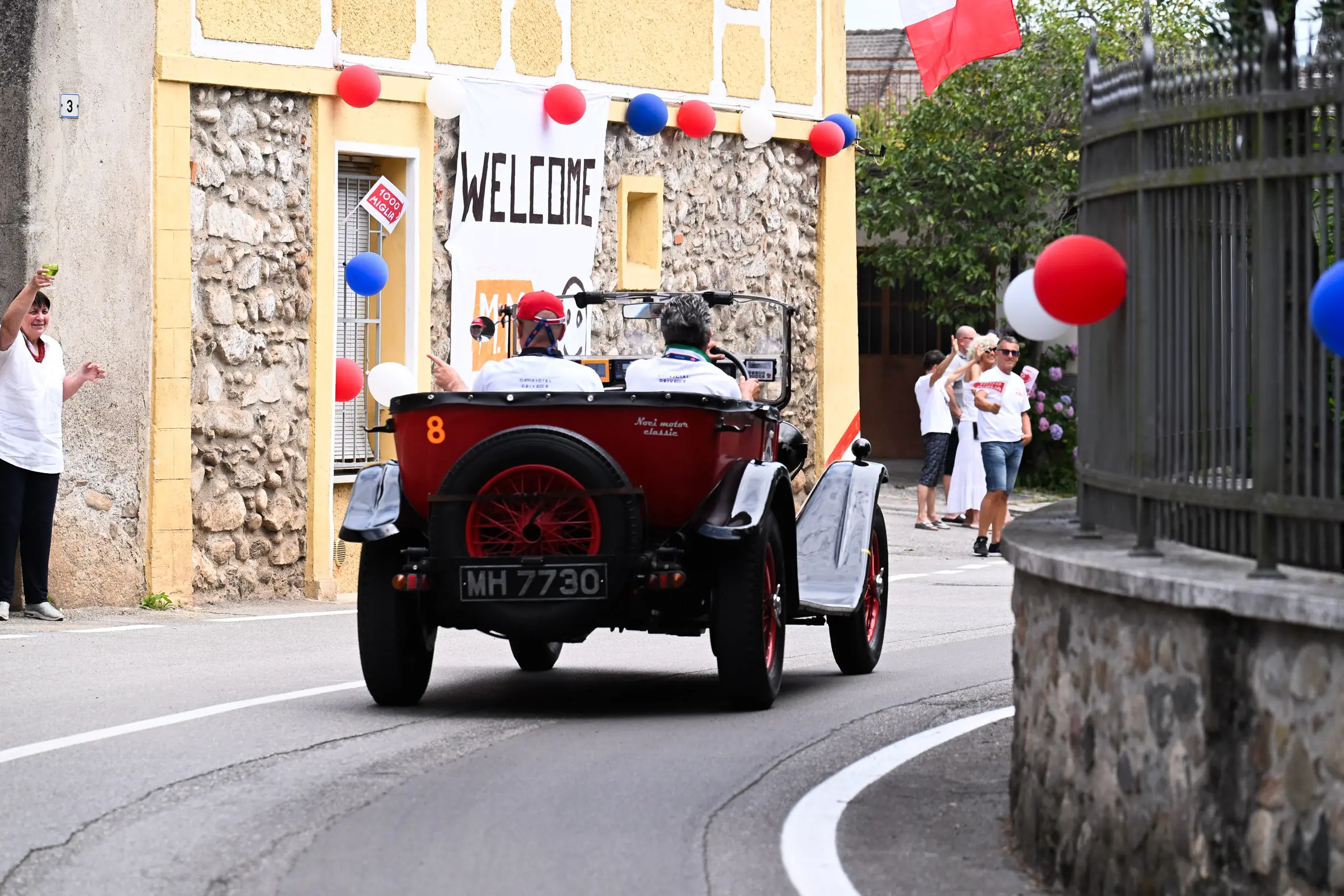 Mille Miglia 2025, il passaggio da Prevalle