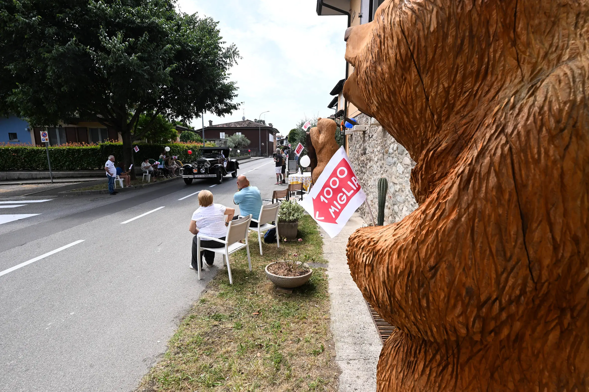 Mille Miglia 2025, il passaggio da Prevalle