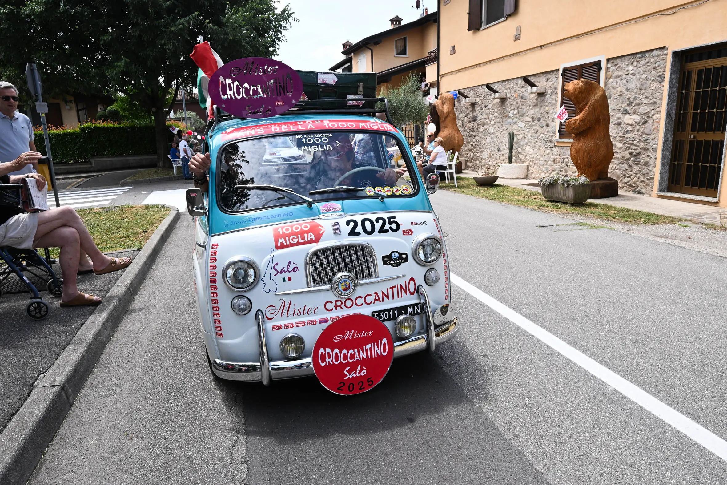 Mille Miglia 2025, il passaggio da Prevalle