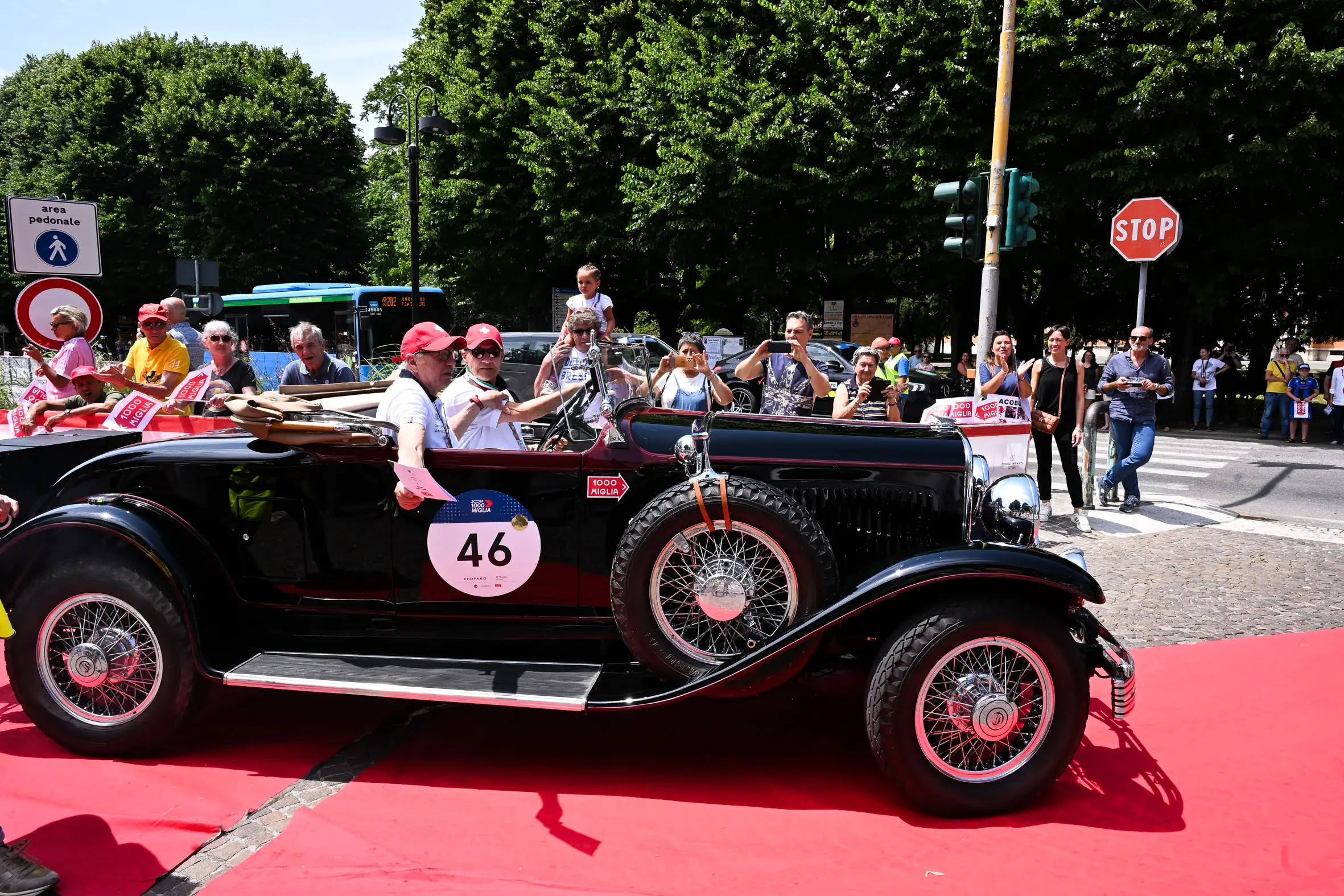 Mille Miglia 2025, il passaggio da Villanuova sul Clisi