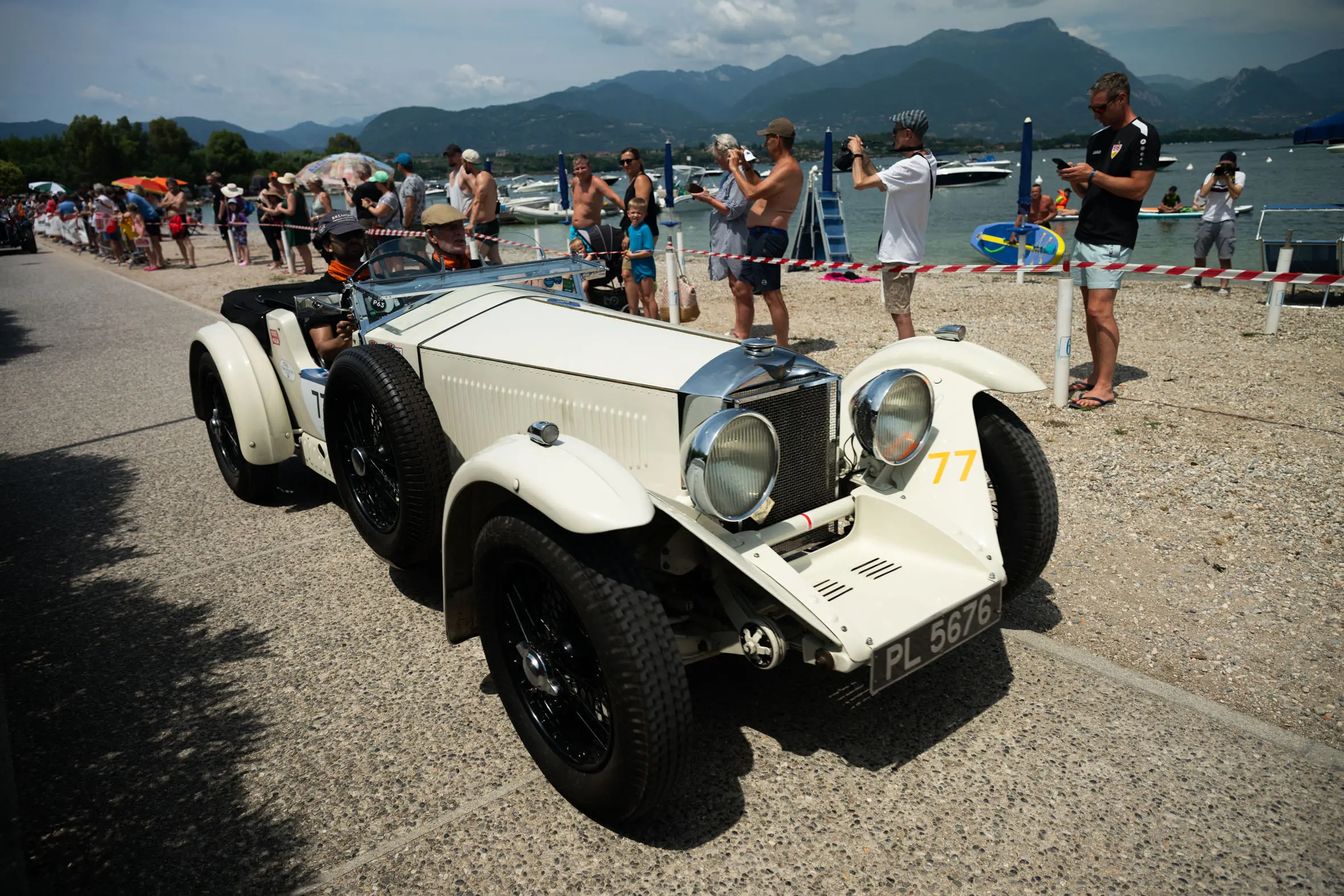 Mille Miglia 2025, il passaggio a Moniga del Garda