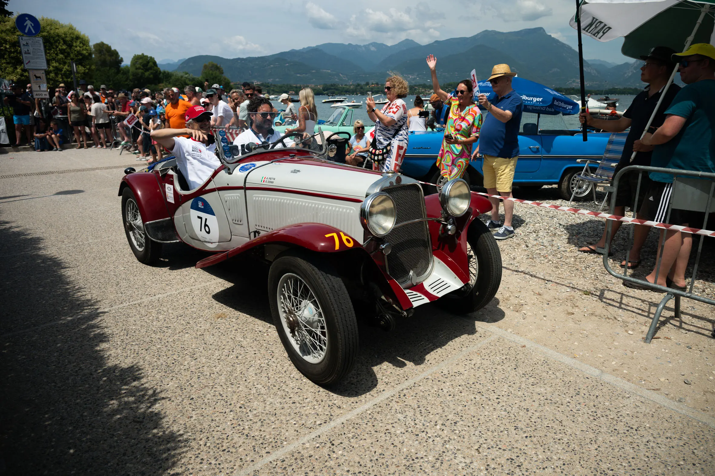Mille Miglia 2025, il passaggio a Moniga del Garda