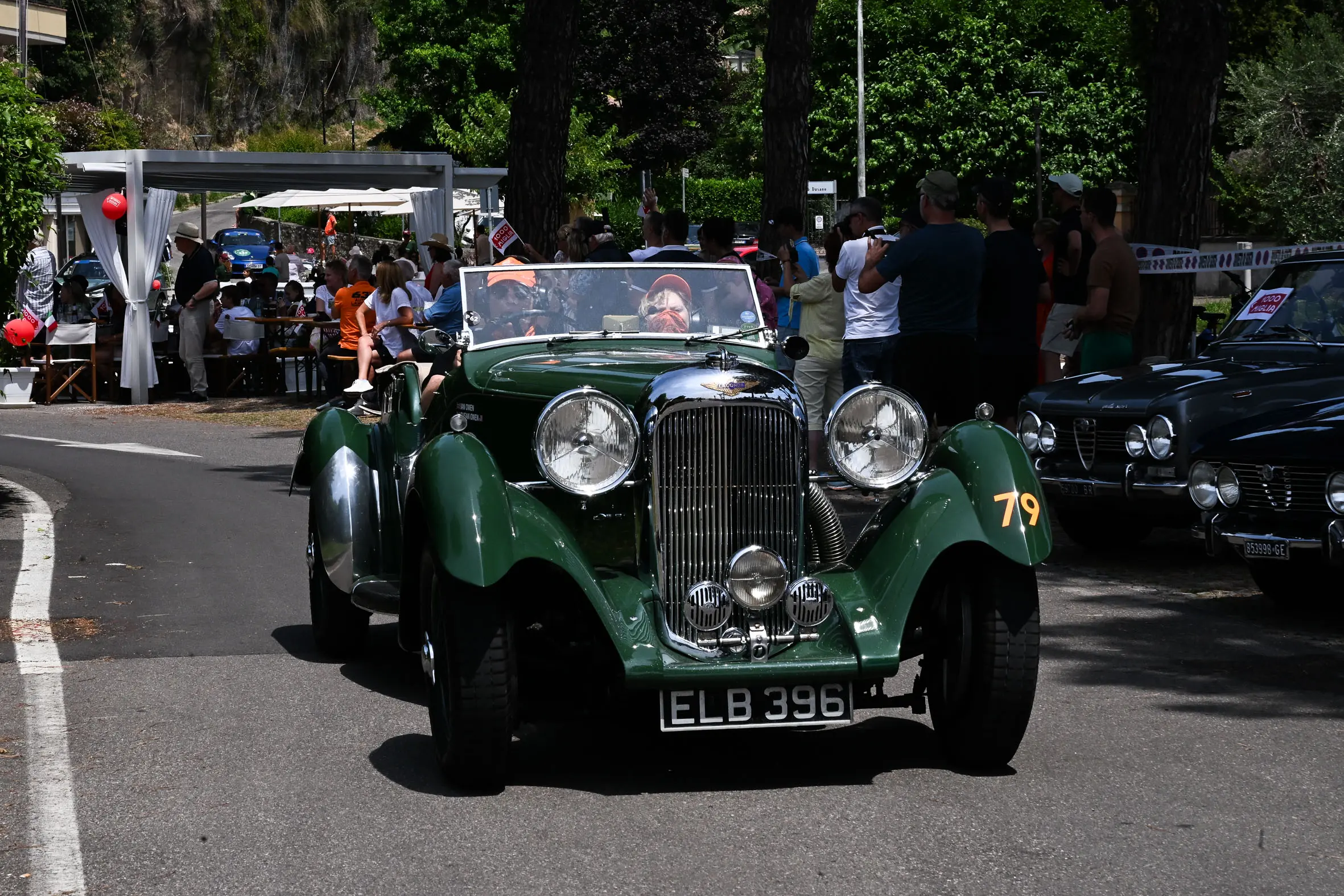 Mille Miglia 2025, il passaggio a Moniga del Garda