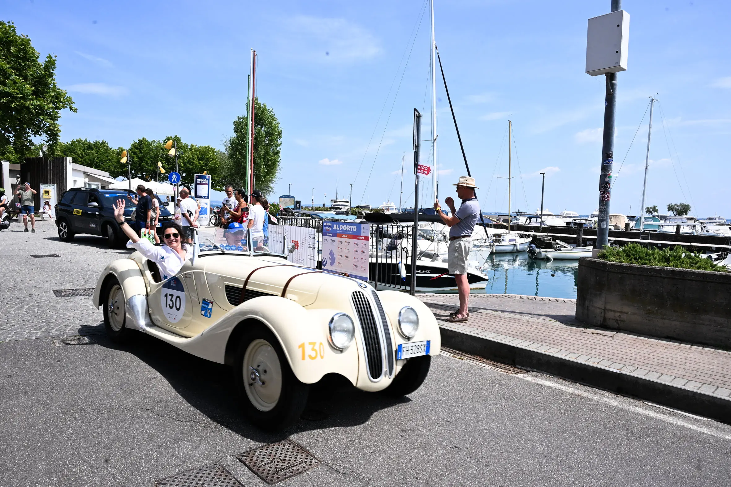 Mille Miglia 2025, il passaggio a Manerba del Garda