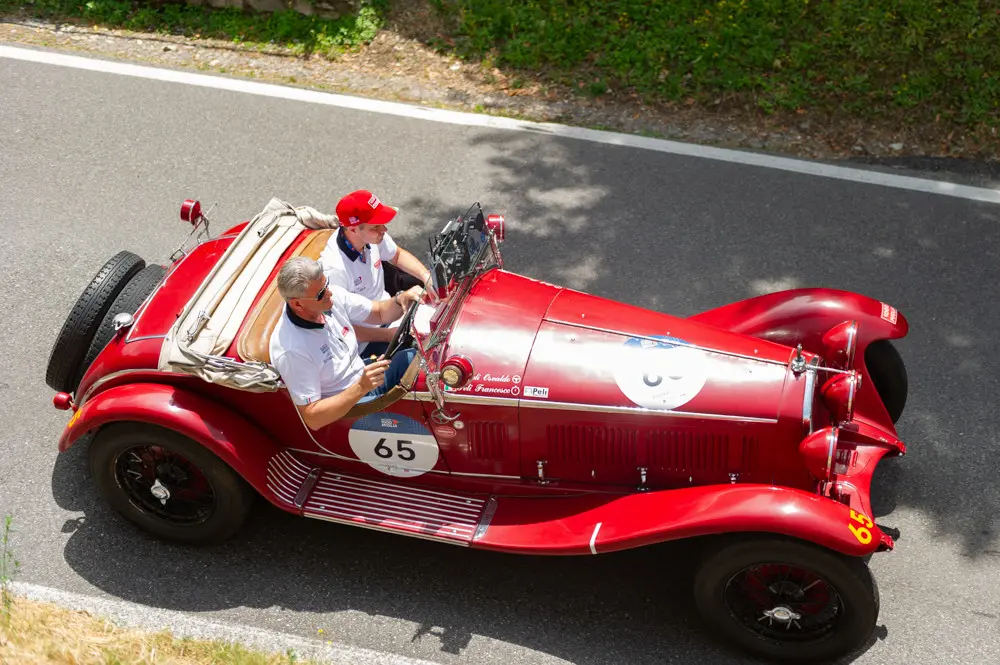 Mille Miglia 2025, il passaggio in Castello