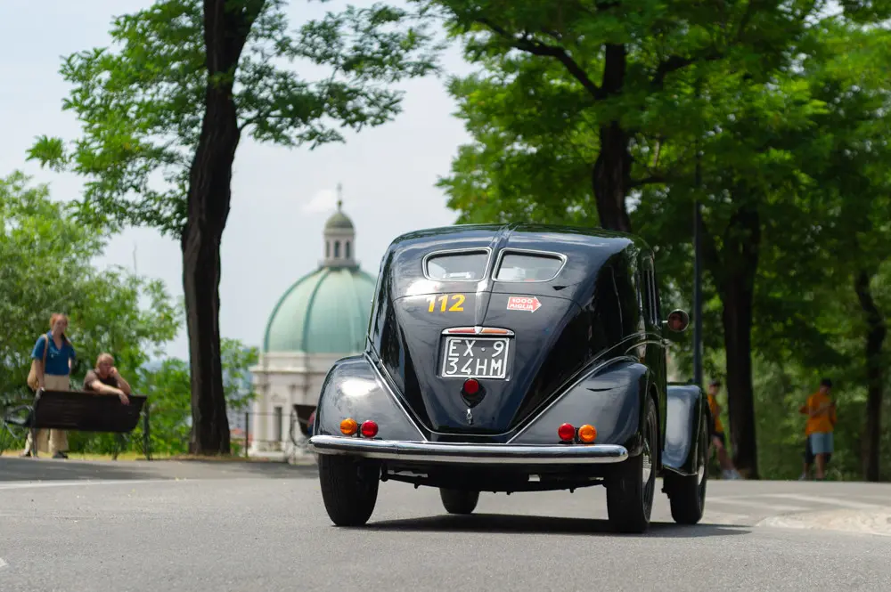 Mille Miglia 2025, il passaggio in Castello