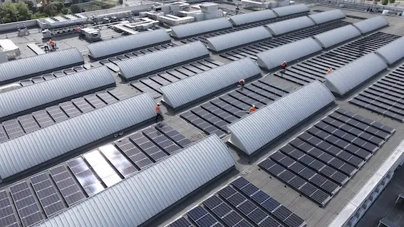 Un impianto fotovoltaico aziendale