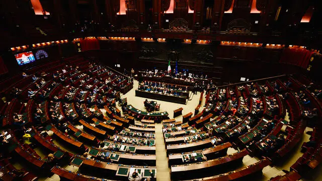 Italian Prime Minister, Giorgia Meloni, attends the premier time at the Chambre of Deputies in Rome, Italy, 14 May 2025. ANSA/UFFICO STAMPA PALAZZO CHIGI/FILIPPO ATTILI +++ ANSA PROVIDES ACCESS TO THIS HANDOUT PHOTO TO BE USED SOLELY TO ILLUSTRATE NEWS REPORTING OR COMMENTARY ON THE FACTS OR EVENTS DEPICTED IN THIS IMAGE; NO ARCHIVING; NO LICENSING +++ NPK +++