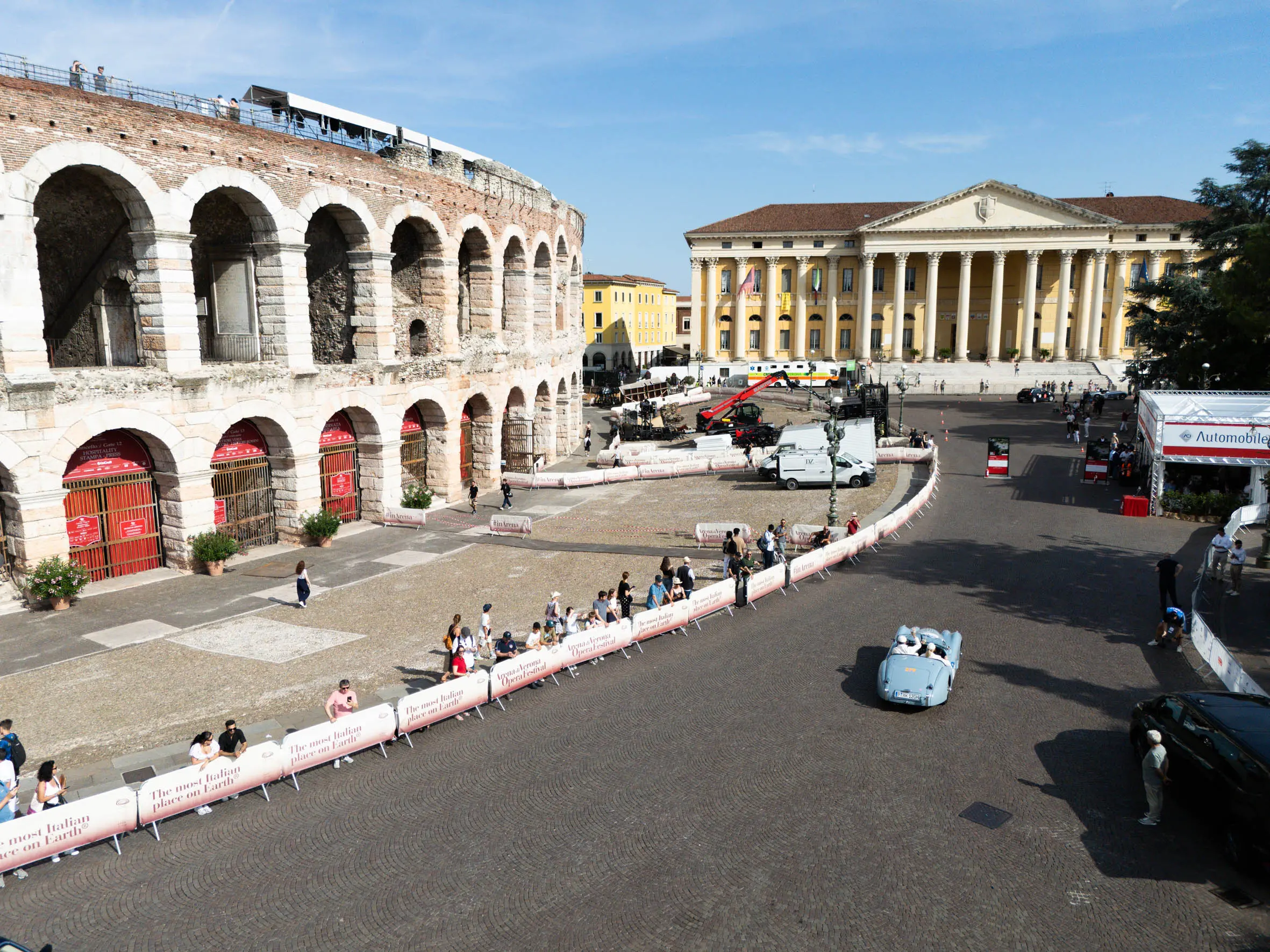 Mille Miglia 2025, il passaggio a Verona