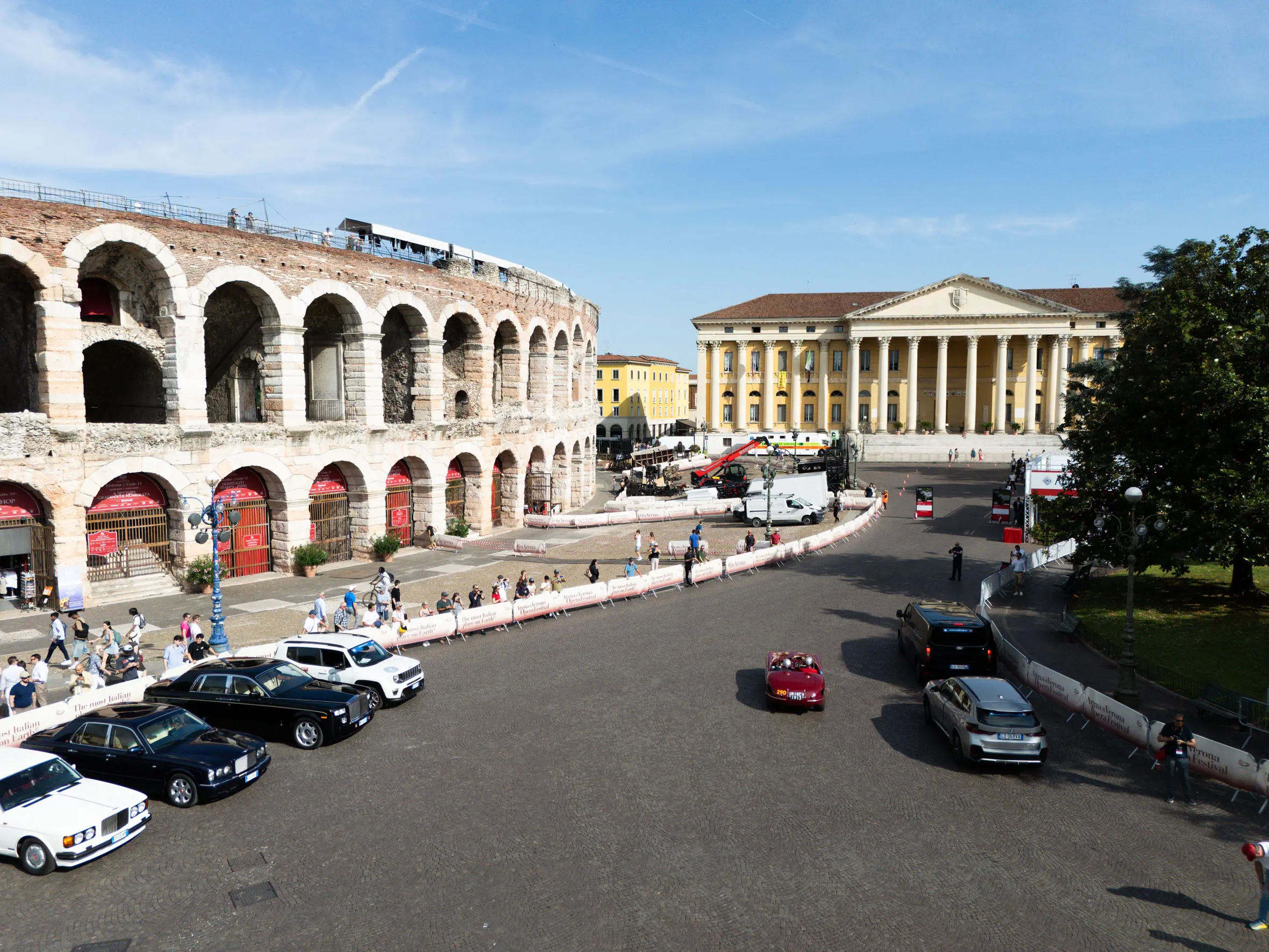Mille Miglia 2025, il passaggio a Verona