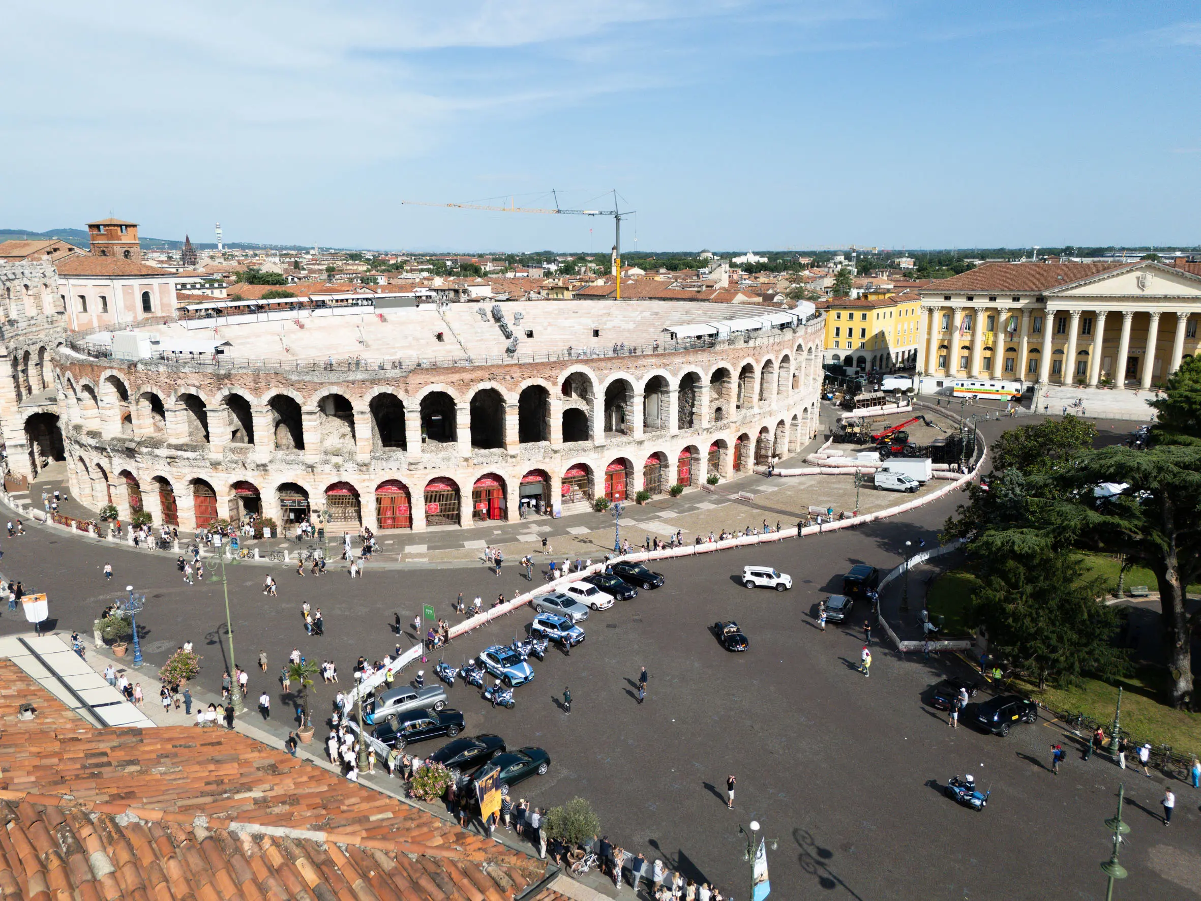 Mille Miglia 2025, il passaggio a Verona