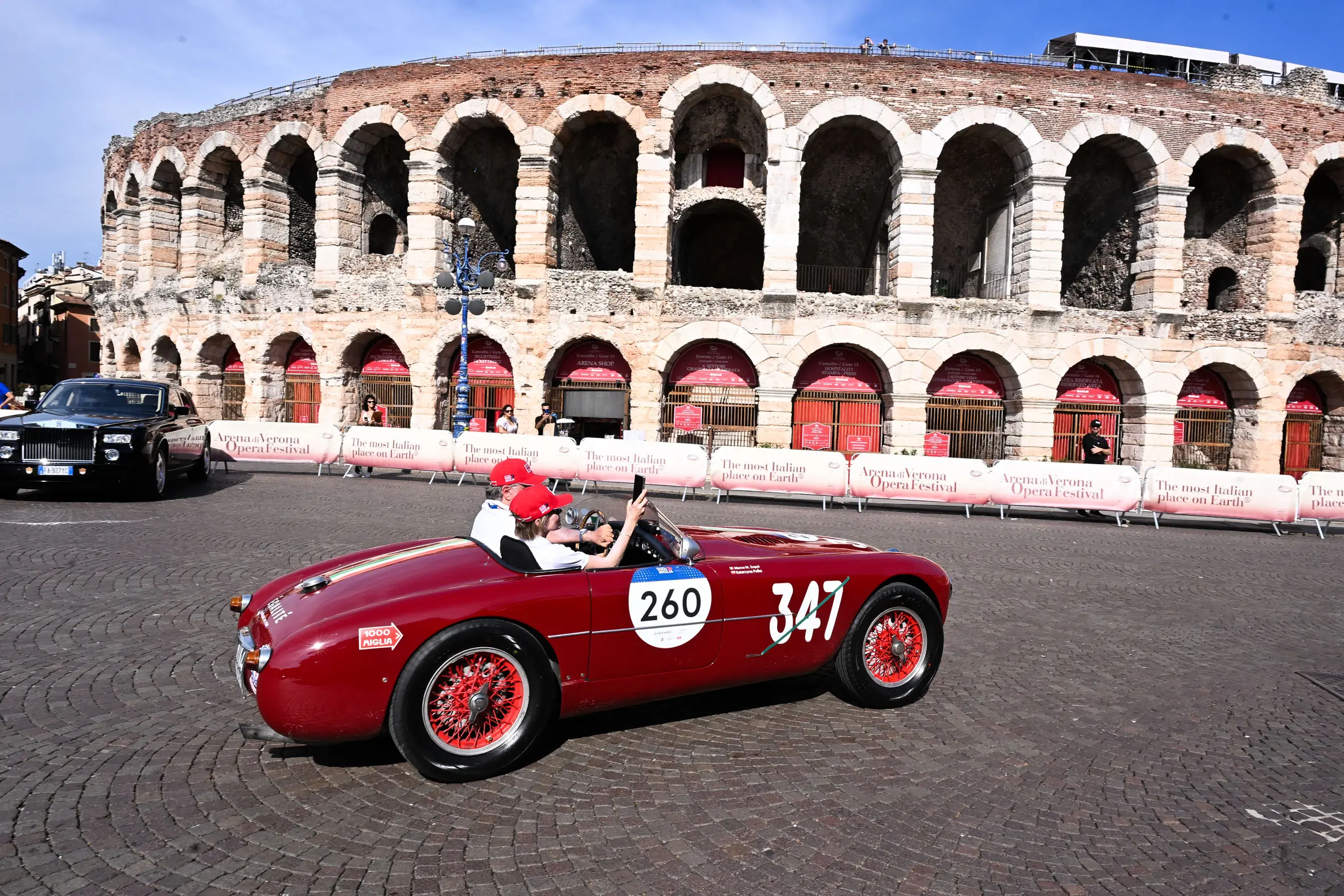 Mille Miglia 2025, il passaggio a Verona