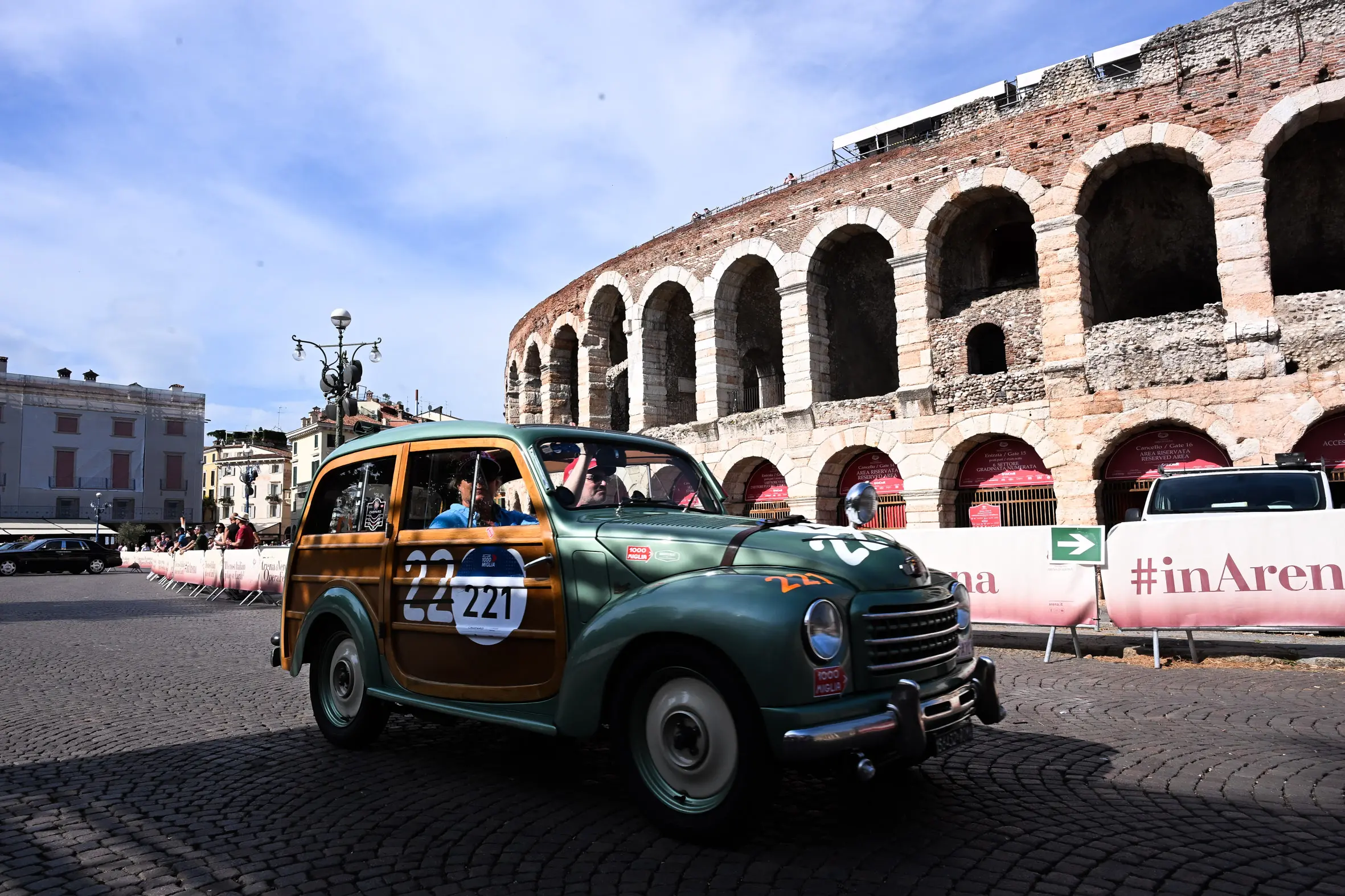 Mille Miglia 2025, il passaggio a Verona
