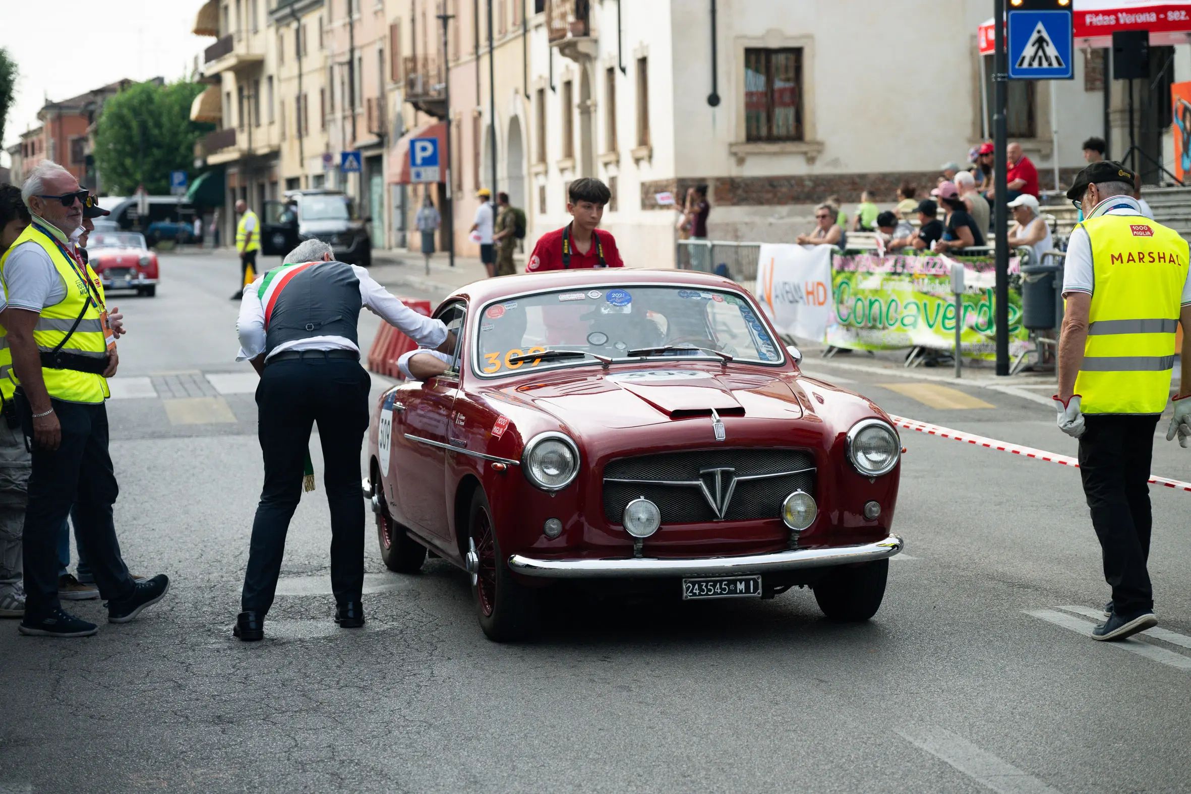 Mille Miglia 2025, il passaggio da Bovolone