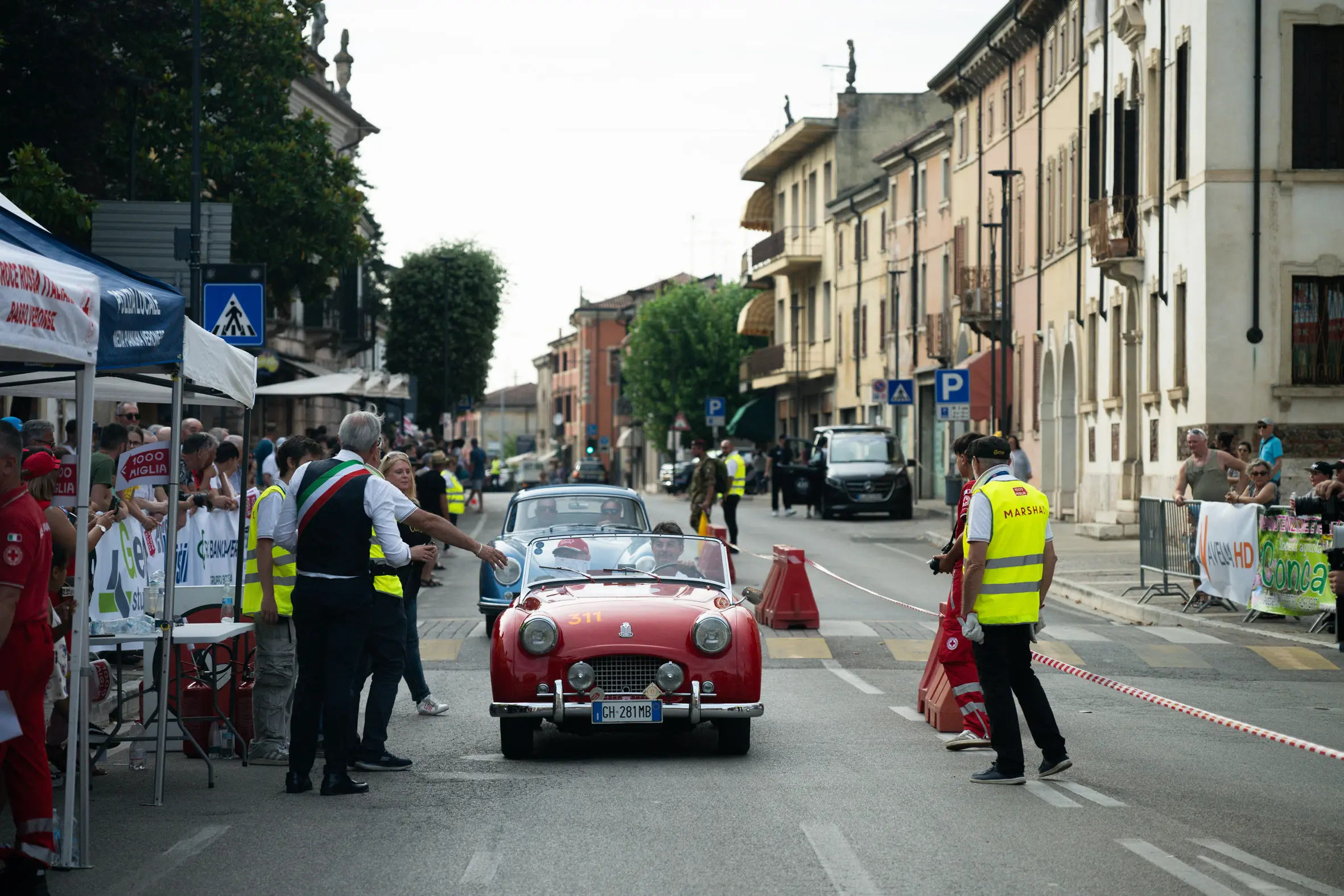 Mille Miglia 2025, il passaggio da Bovolone