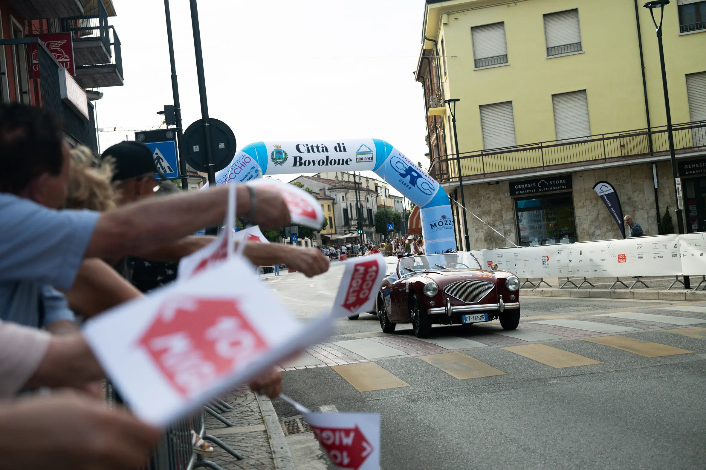 Mille Miglia 2025, il passaggio da Bovolone
