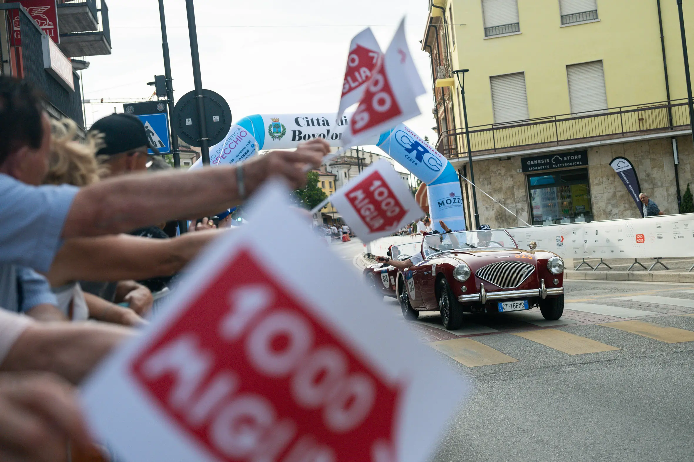 Mille Miglia 2025, il passaggio da Bovolone