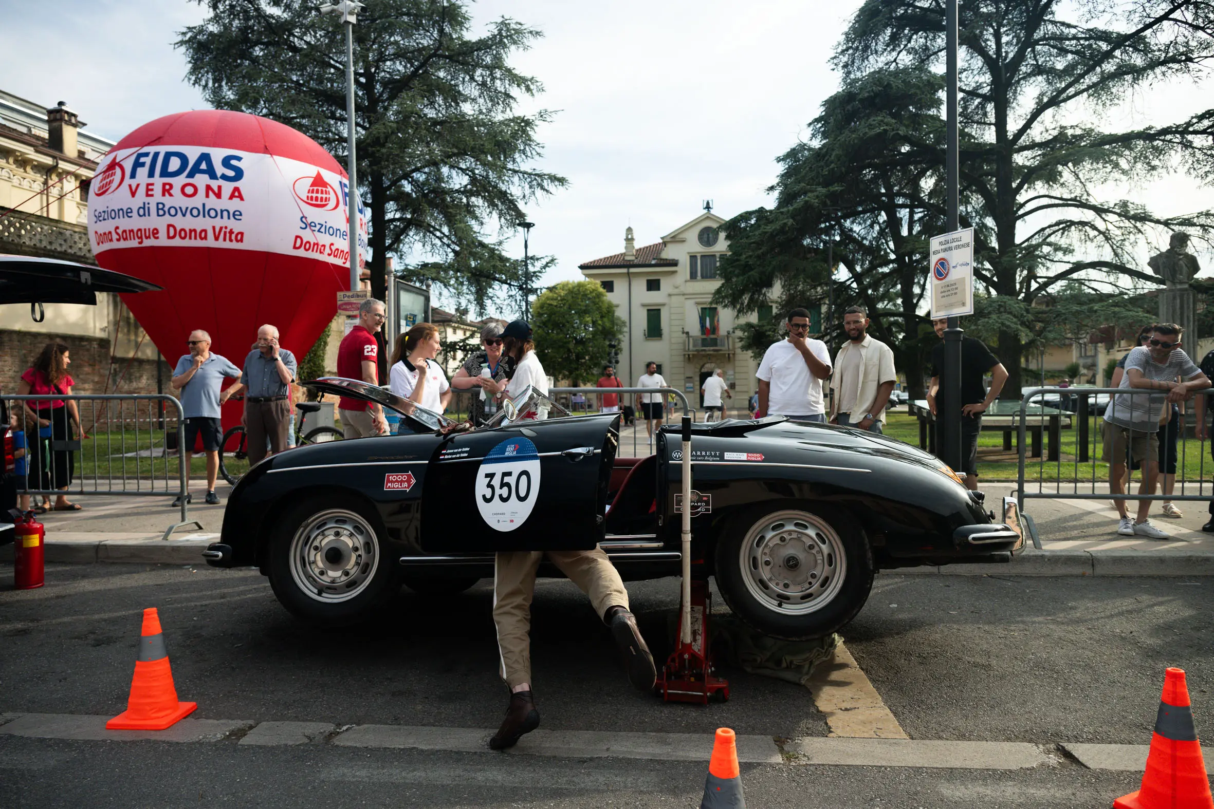 Mille Miglia 2025, il passaggio da Bovolone
