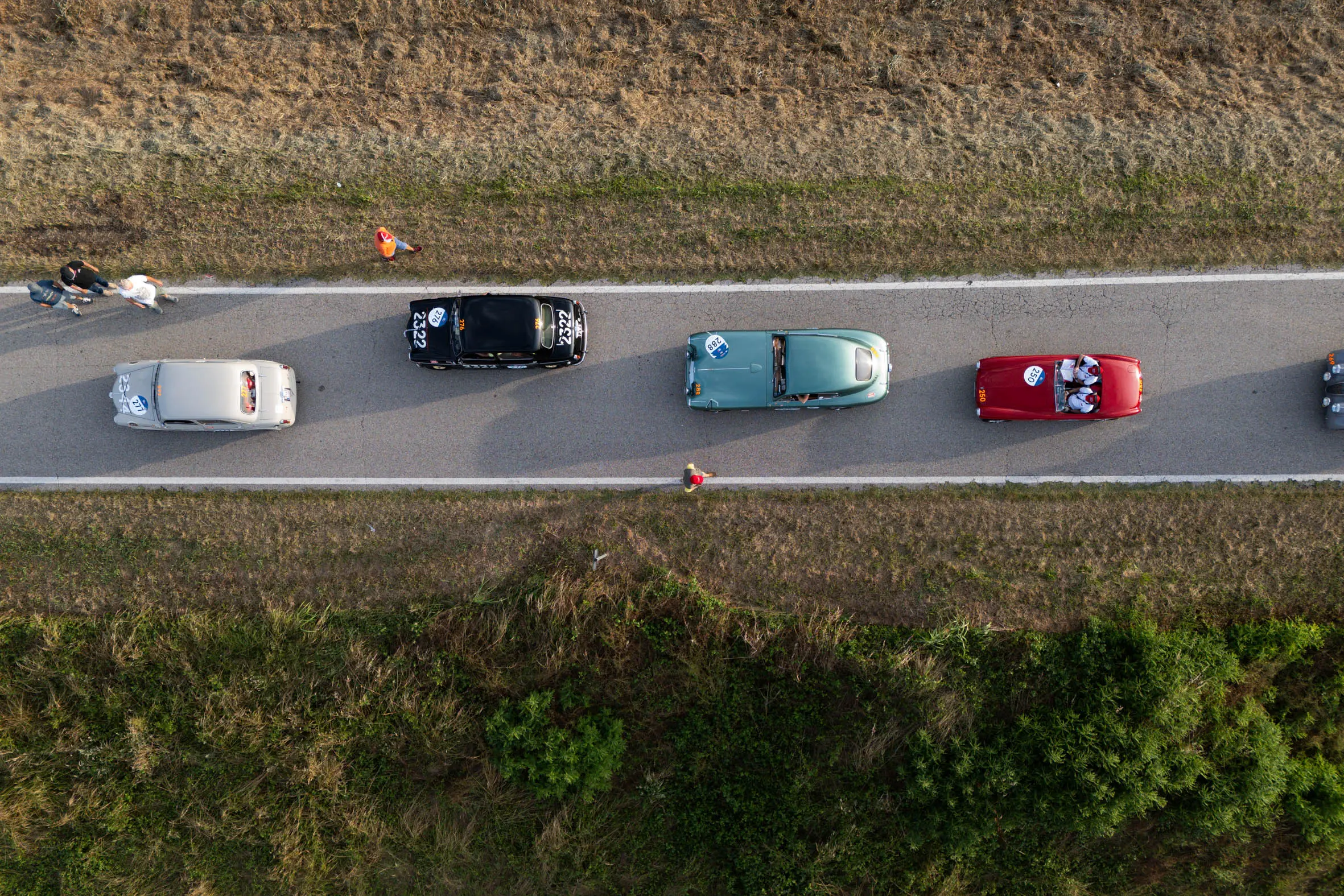 Mille Miglia 2025, il passaggio da Stienta e Occhiobello