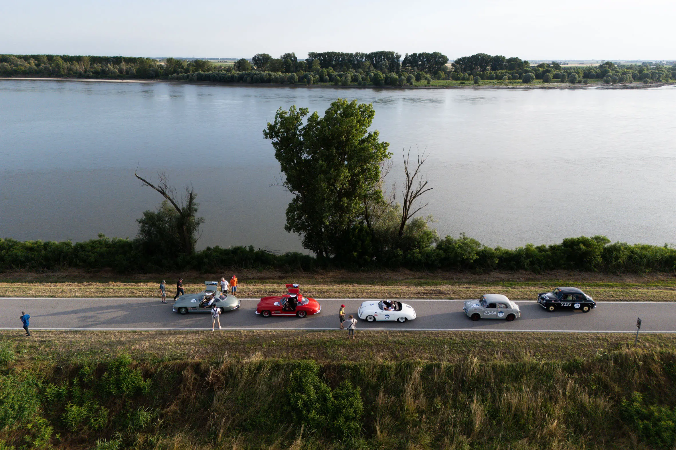 Mille Miglia 2025, il passaggio da Stienta e Occhiobello