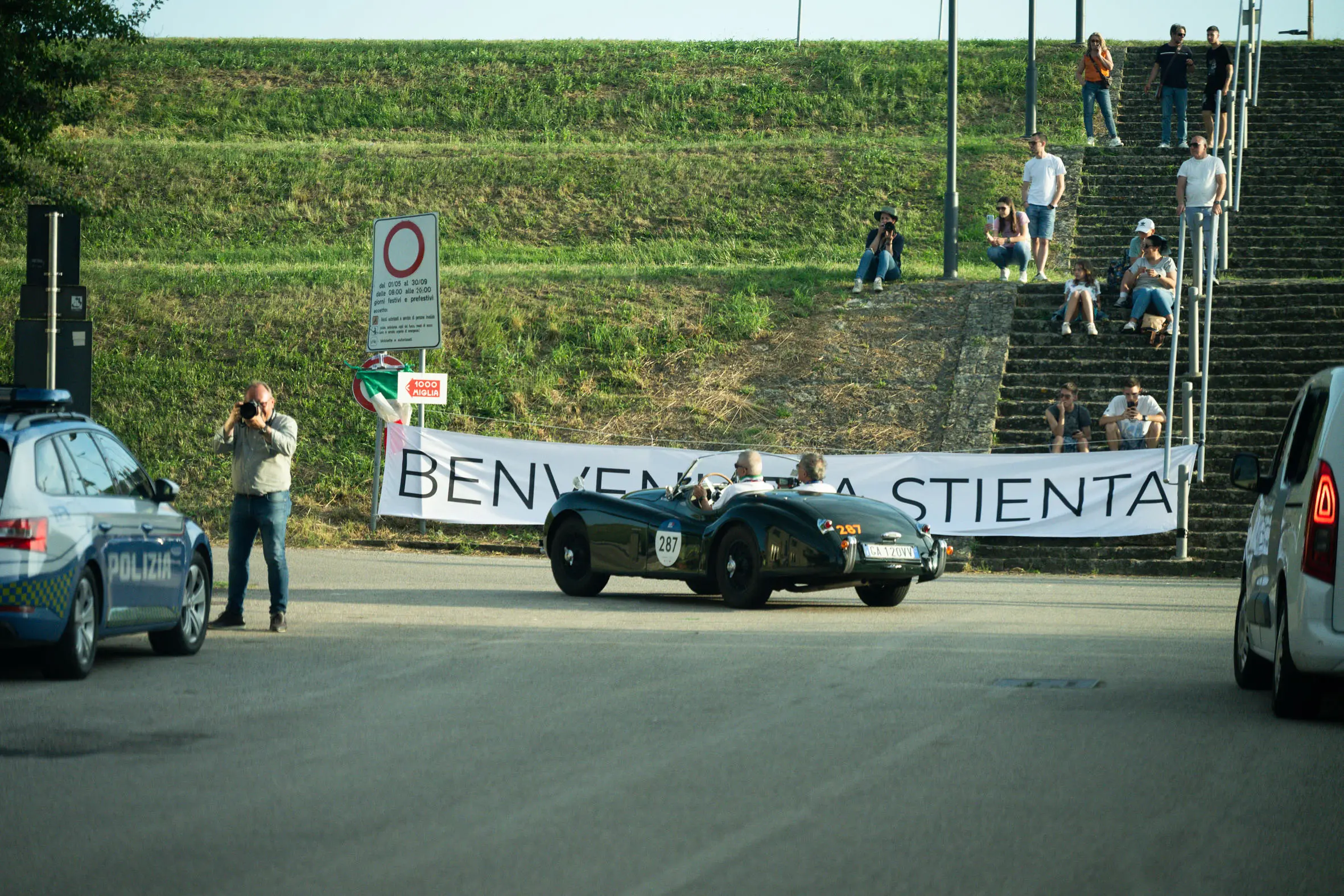 Mille Miglia 2025, il passaggio da Stienta e Occhiobello