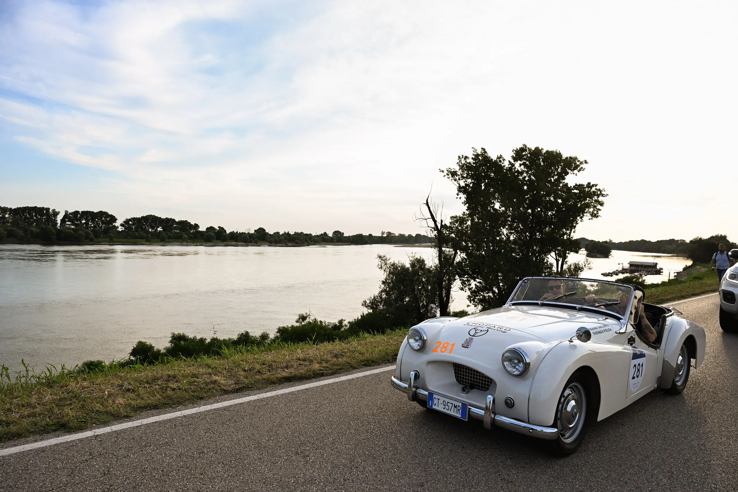 Mille Miglia 2025, il passaggio da Stienta e Occhiobello