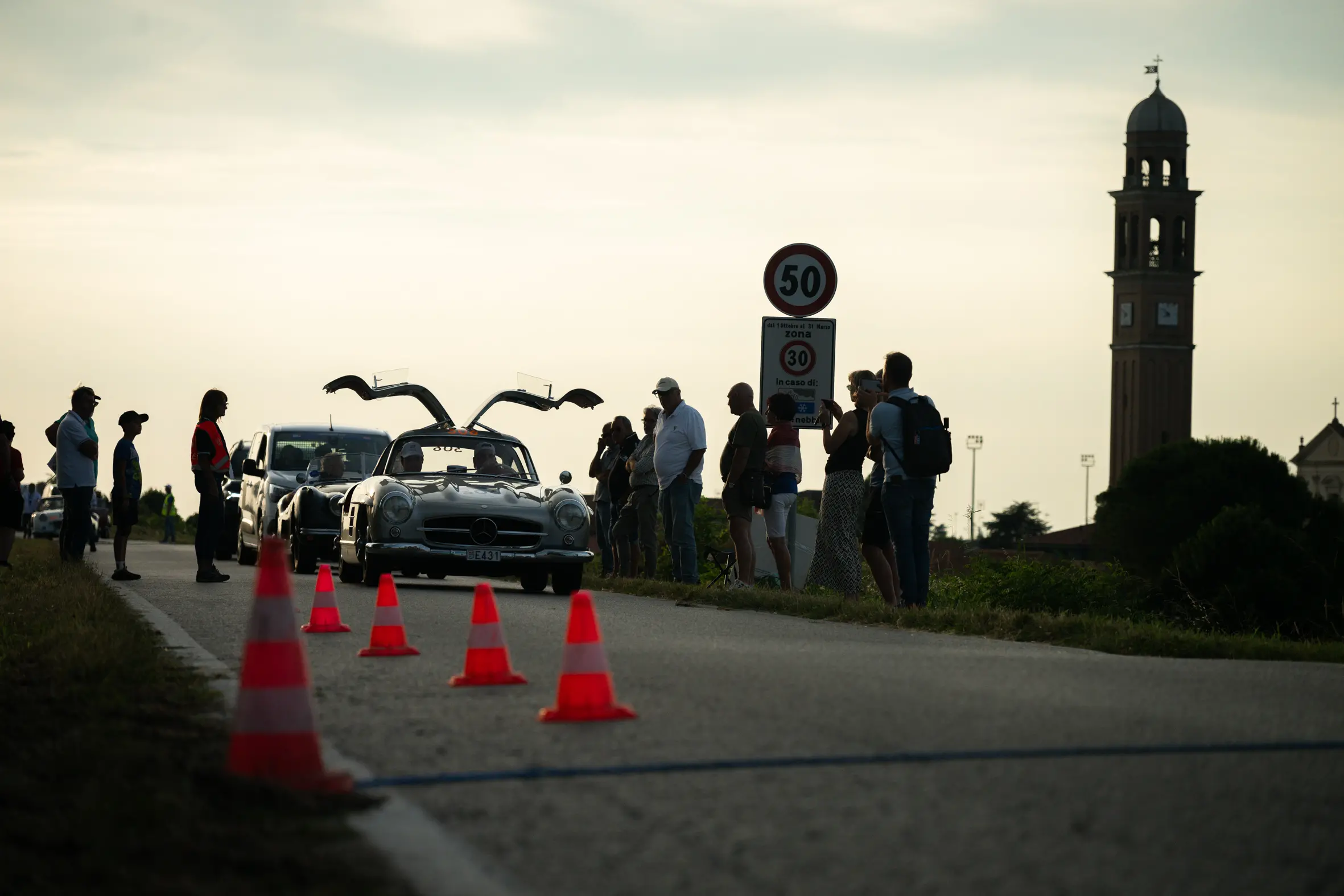 Mille Miglia 2025, il passaggio da Stienta e Occhiobello