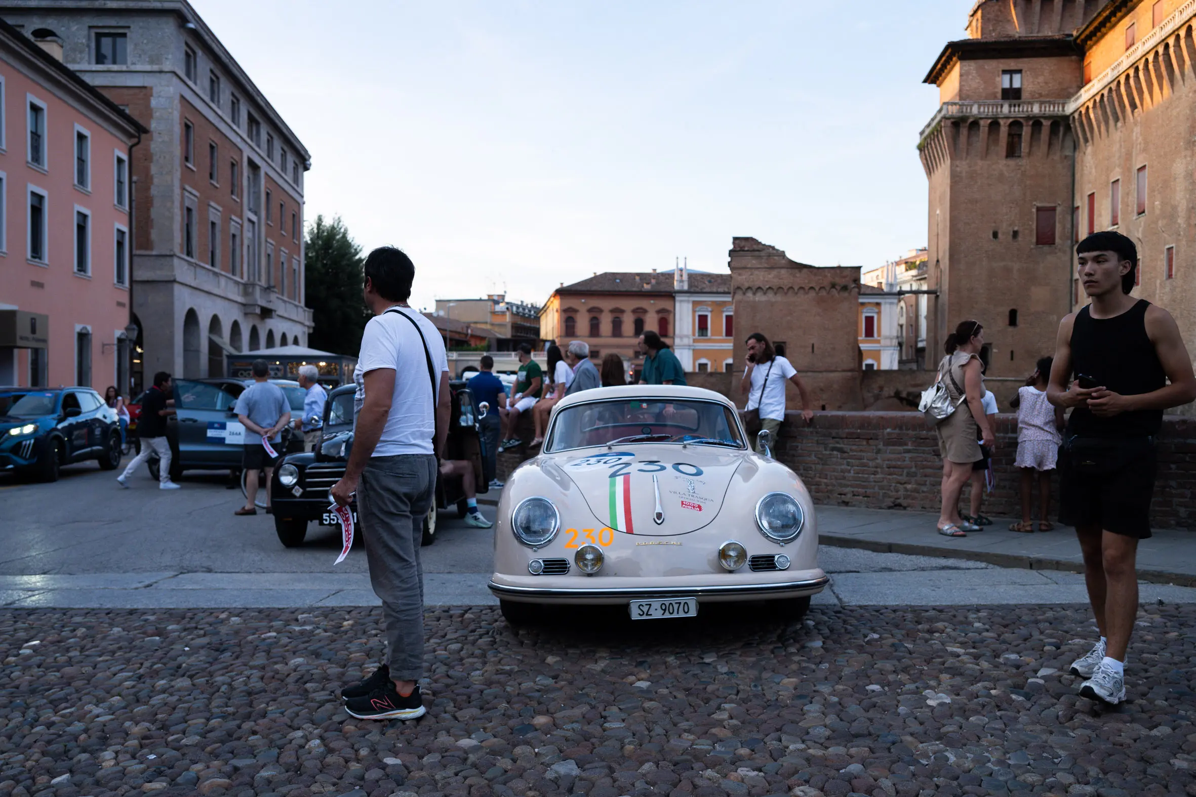Mille Miglia 2025, il passaggio a Ferrara