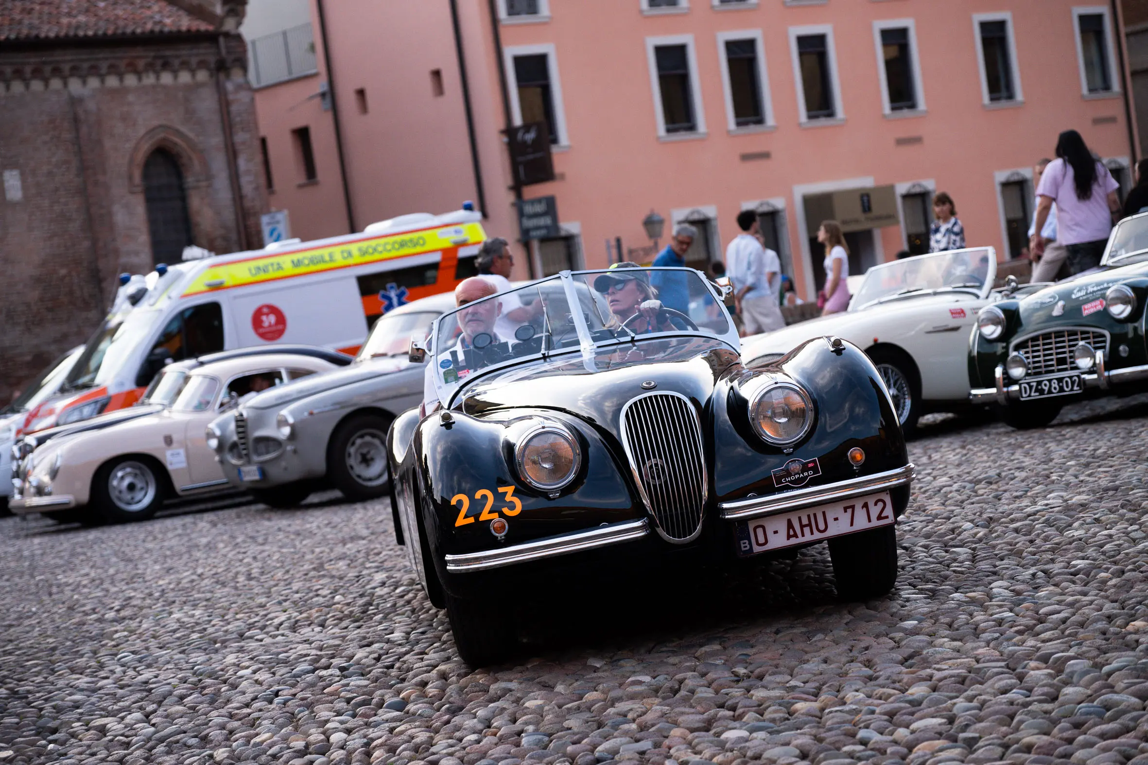 Mille Miglia 2025, il passaggio a Ferrara