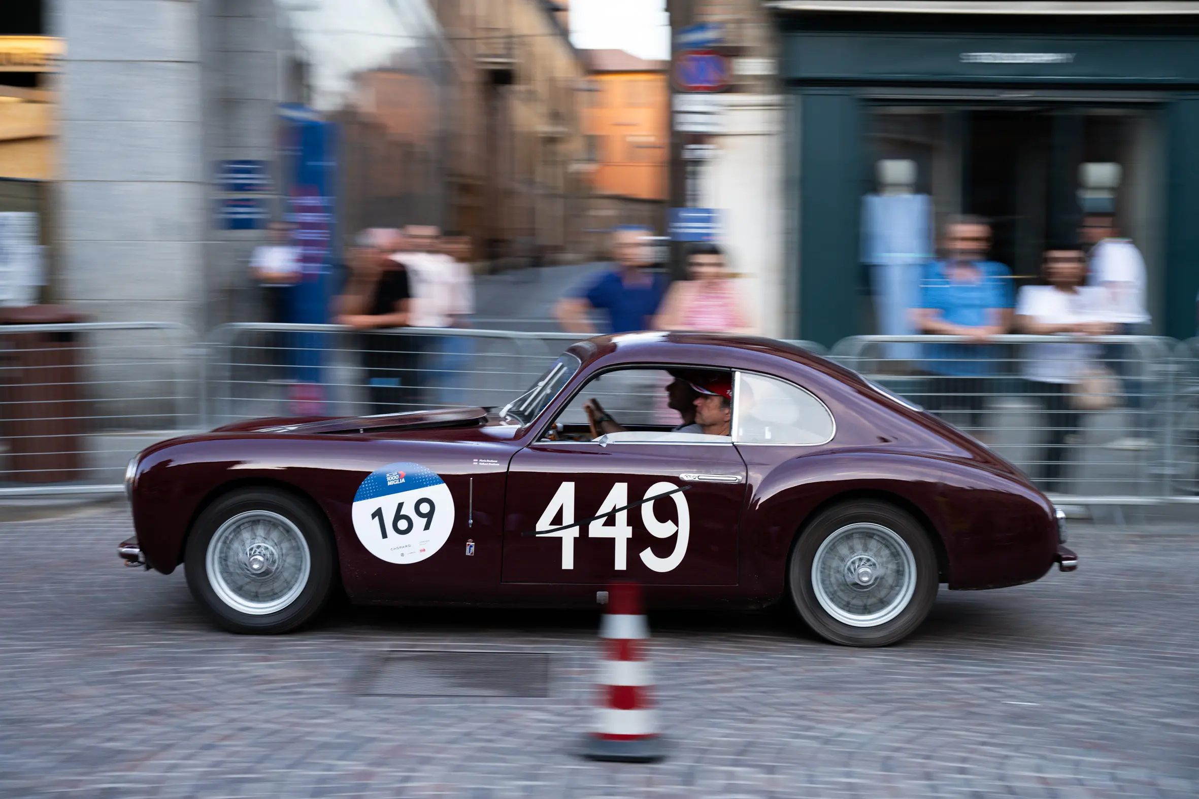 Mille Miglia 2025, il passaggio a Ferrara