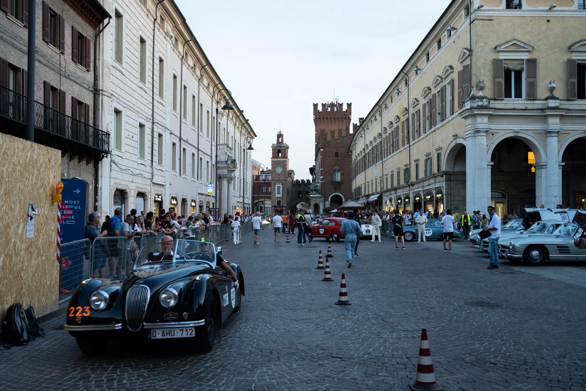 Mille Miglia 2025, il passaggio a Ferrara