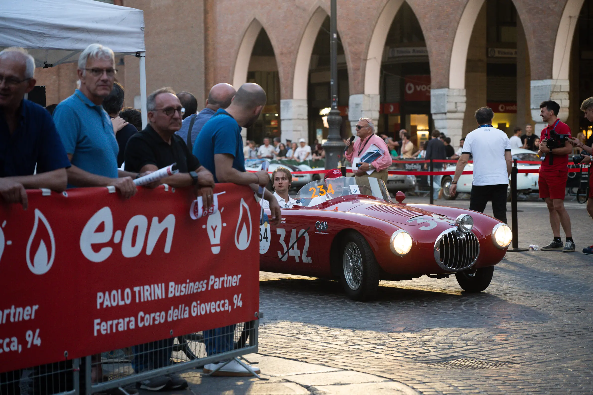 Mille Miglia 2025, il passaggio a Ferrara