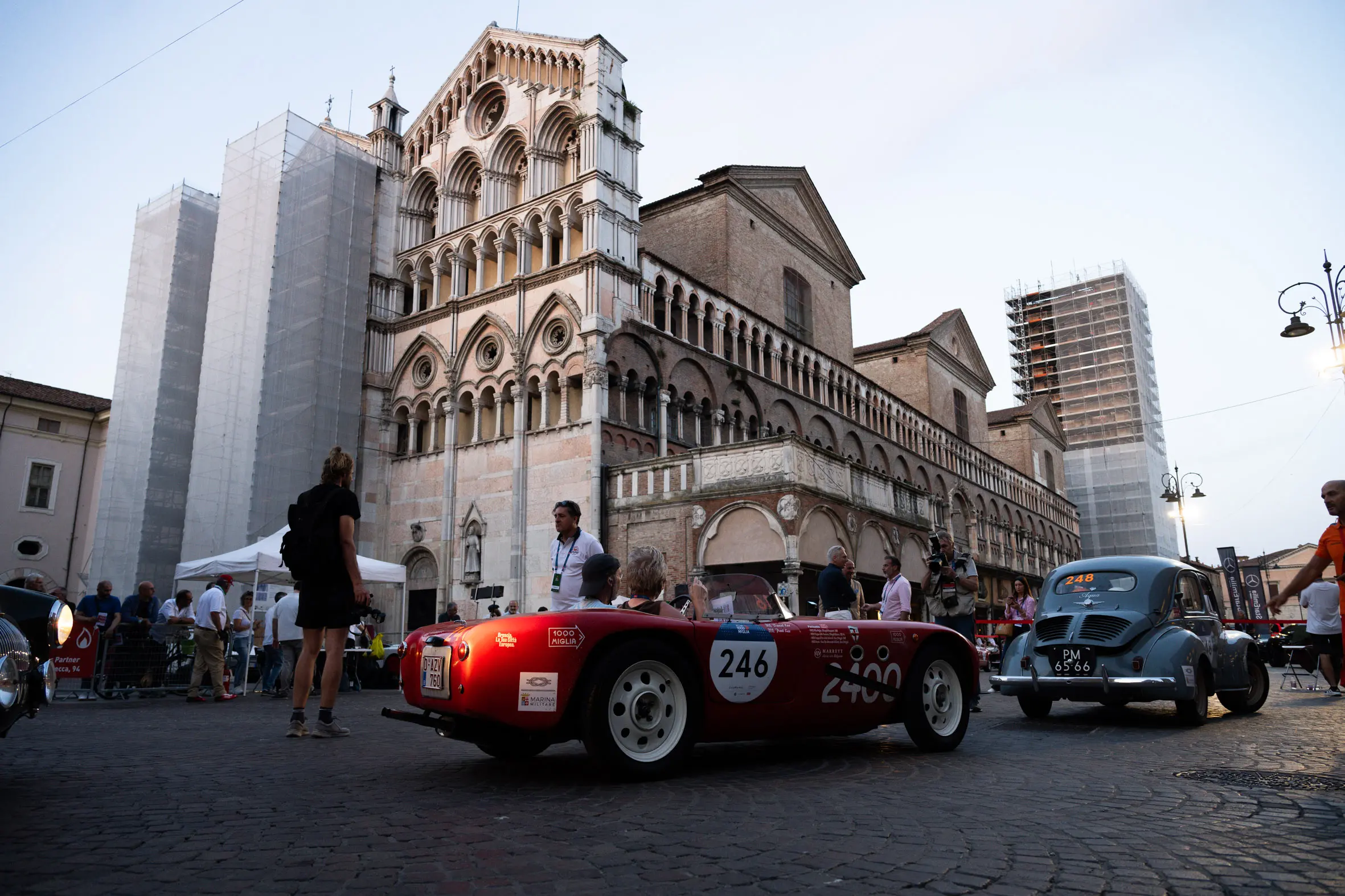 Mille Miglia 2025, il passaggio a Ferrara