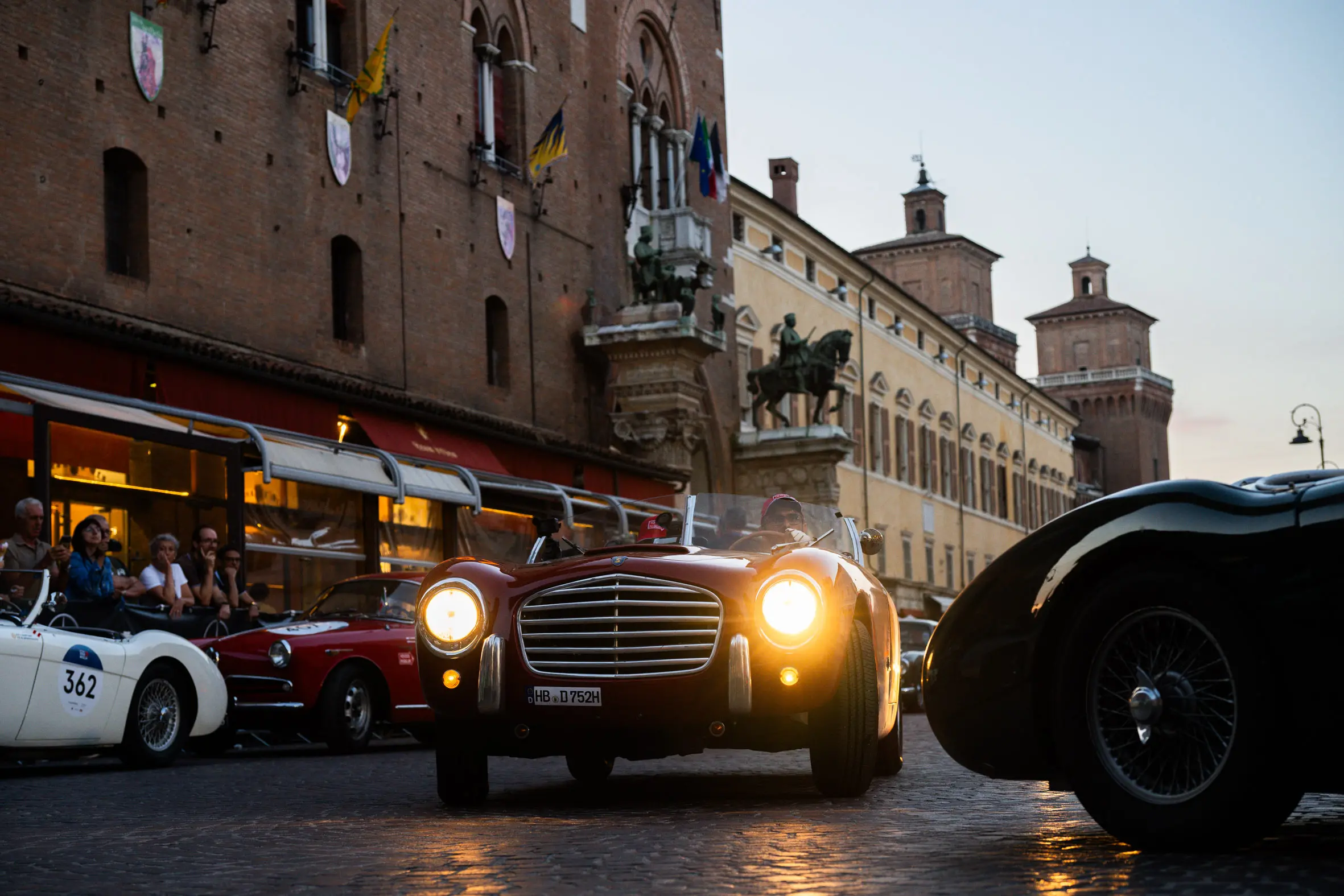 Mille Miglia 2025, il passaggio a Ferrara