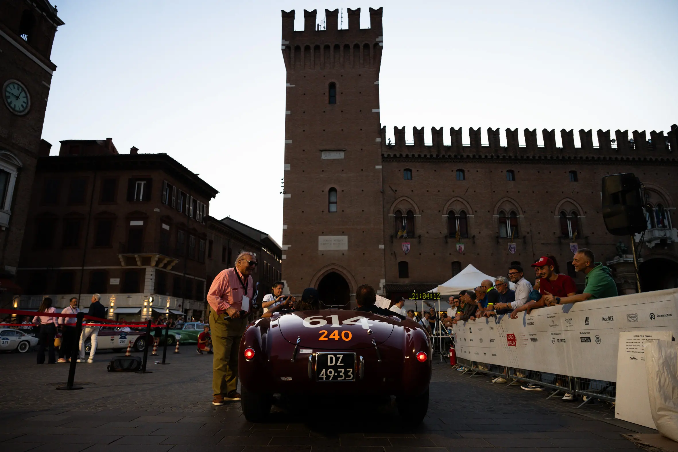 Mille Miglia 2025, il passaggio a Ferrara