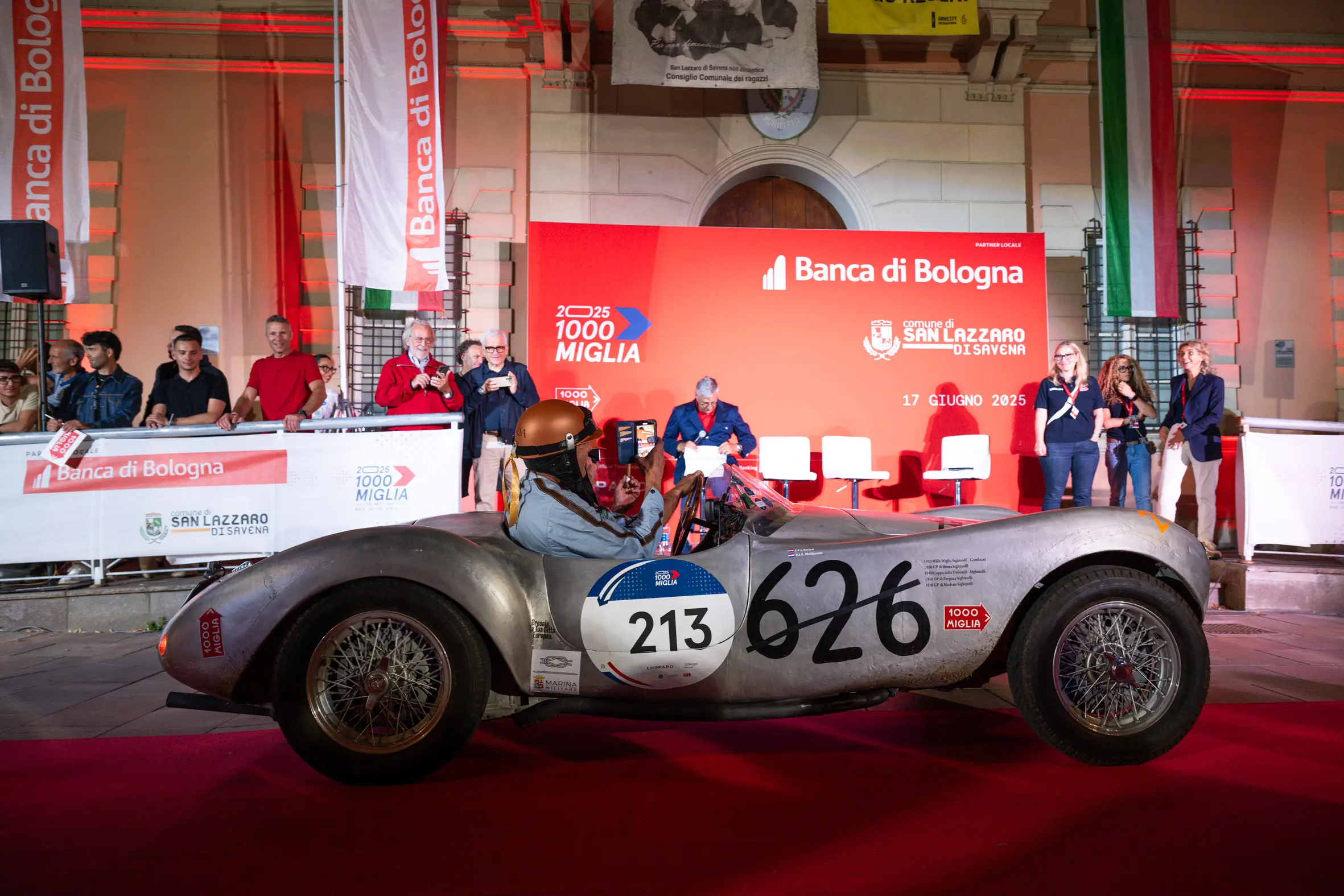 Mille Miglia 2025, l'arrivo San Lazzaro di Savena