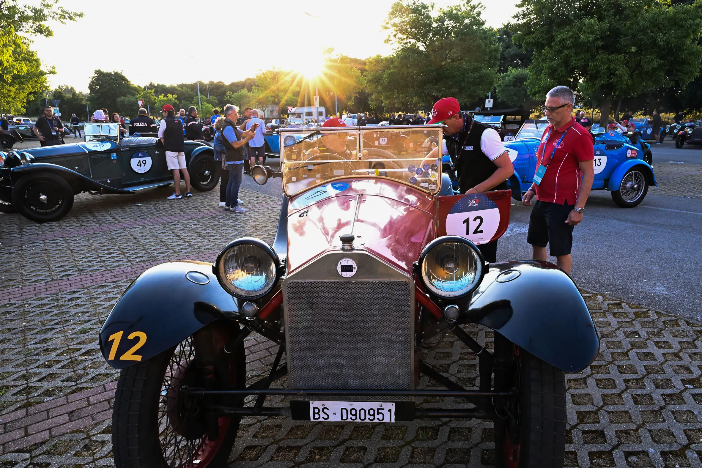 Mille Miglia 2025, la partenza da Bologna