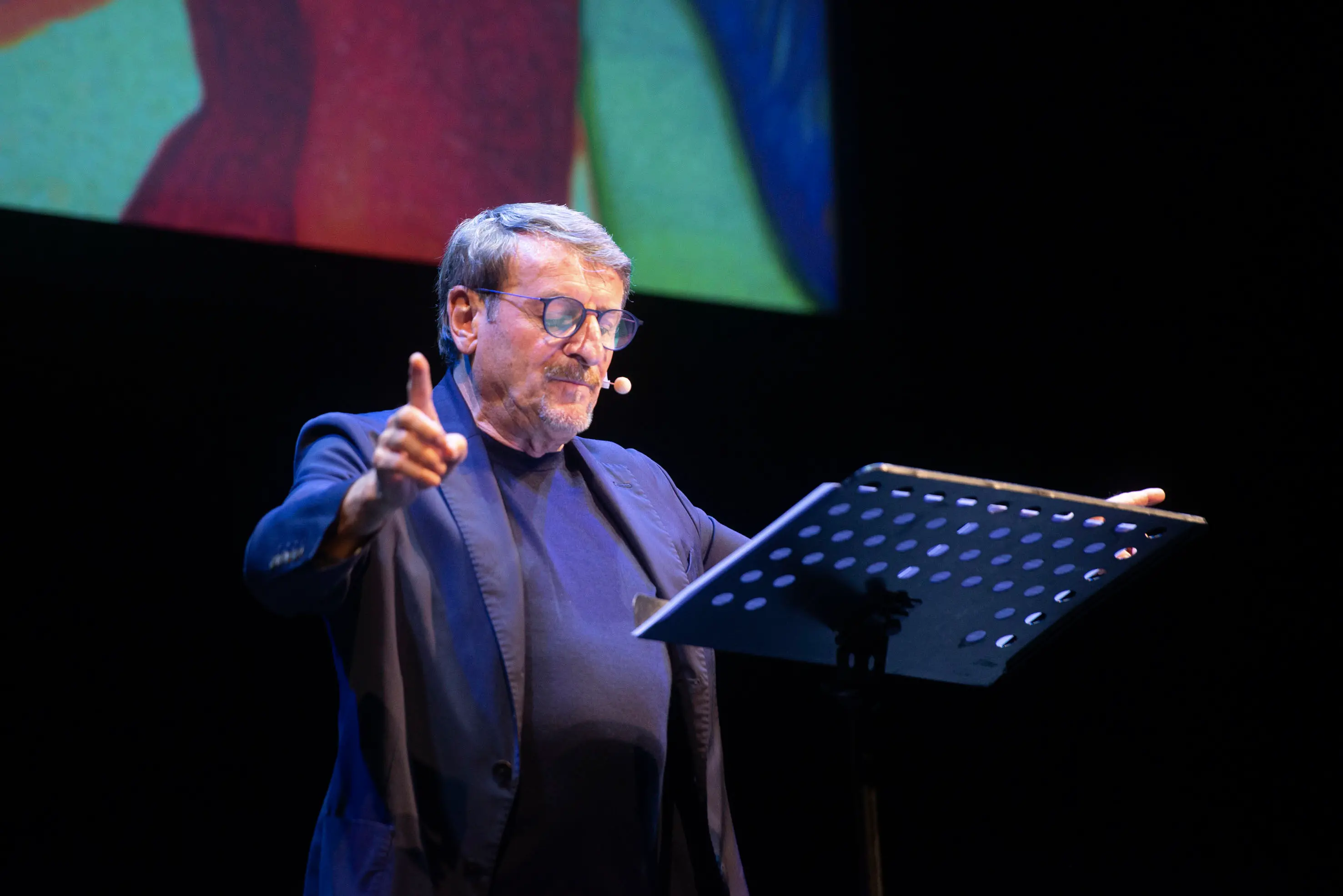 SPETTACOLI BRESCIA TEATRO SOCIALE CTB SERATA EVENTO DI PRESENTAZIONE DELLA STAGIONE TEATRALE 2025 2026 NELLA FOTO GIACOMO PORETTI 17-06-2025 PIERPAOLO PAPETTI AGENZIA NEWREPORTER
